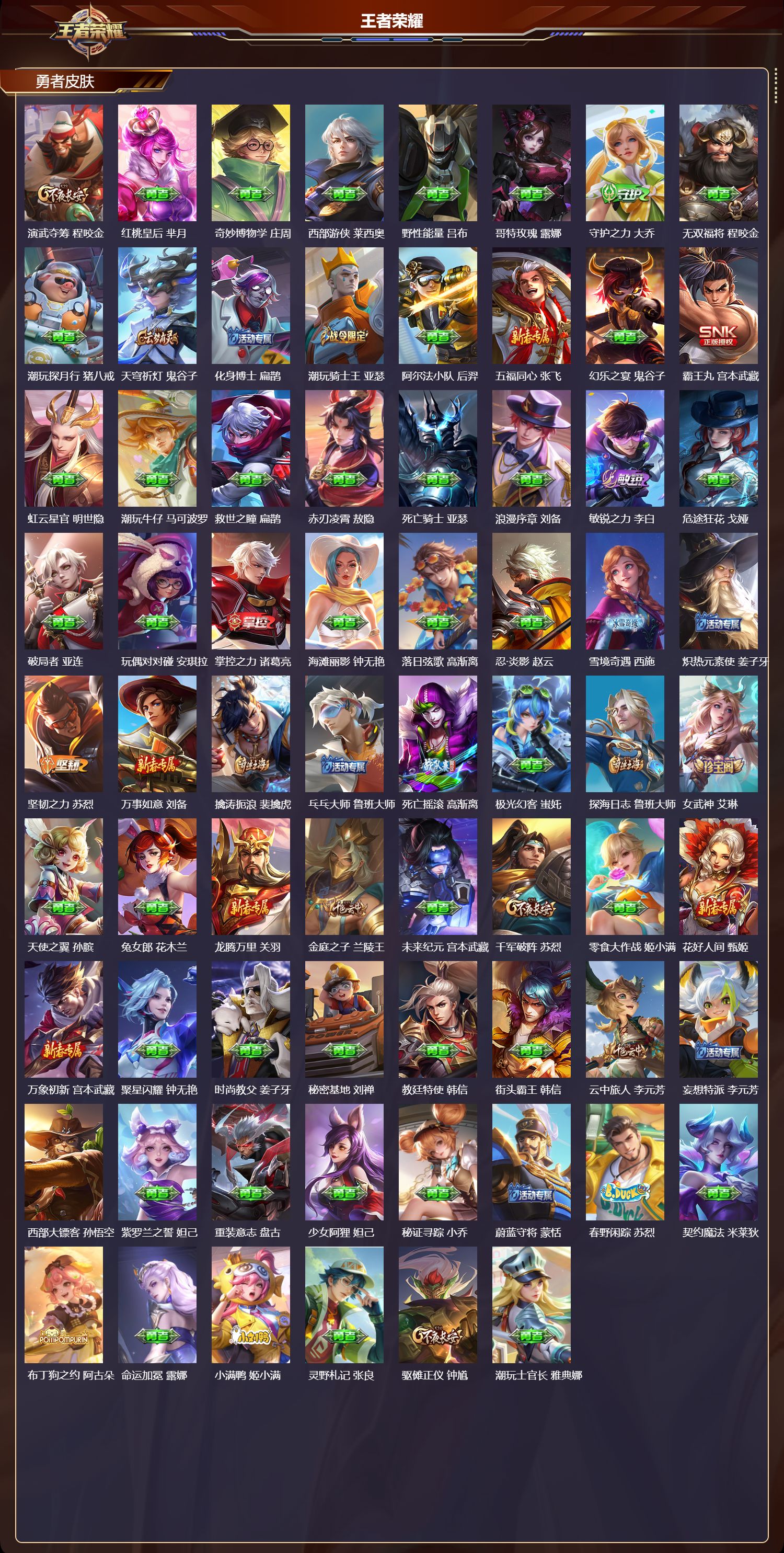 WZLX4241591王者荣耀账号详情图23