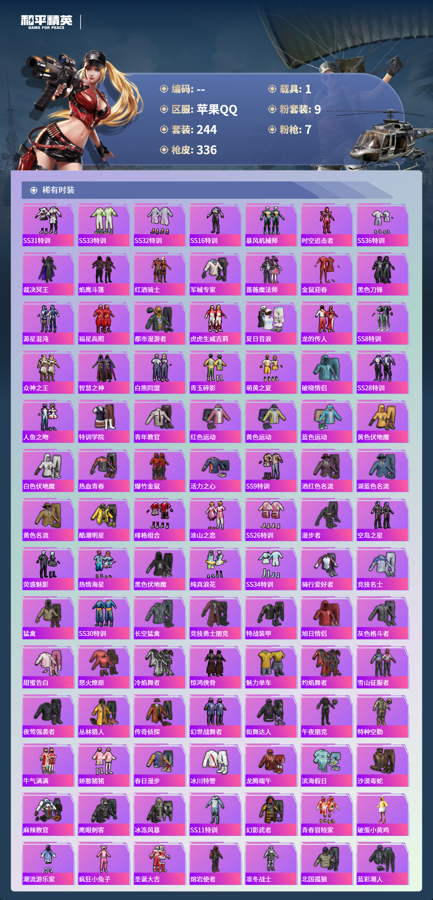 HPSJ4136885和平精英账号详情图5 HPSJ4136885和平精英账号详情图5