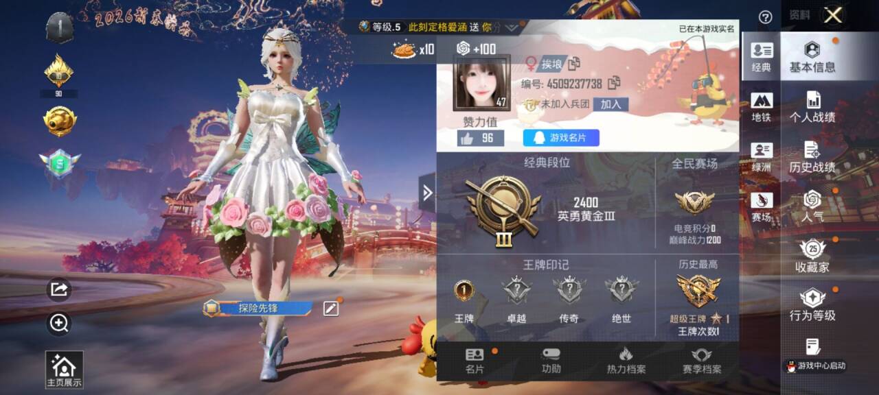 HPCMW4110360和平精英账号详情图3