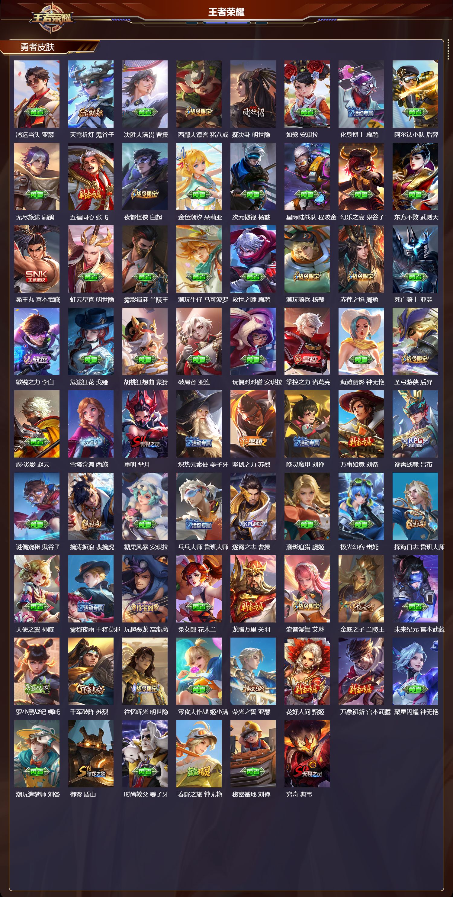 WZCMW4202978王者荣耀账号详情图10