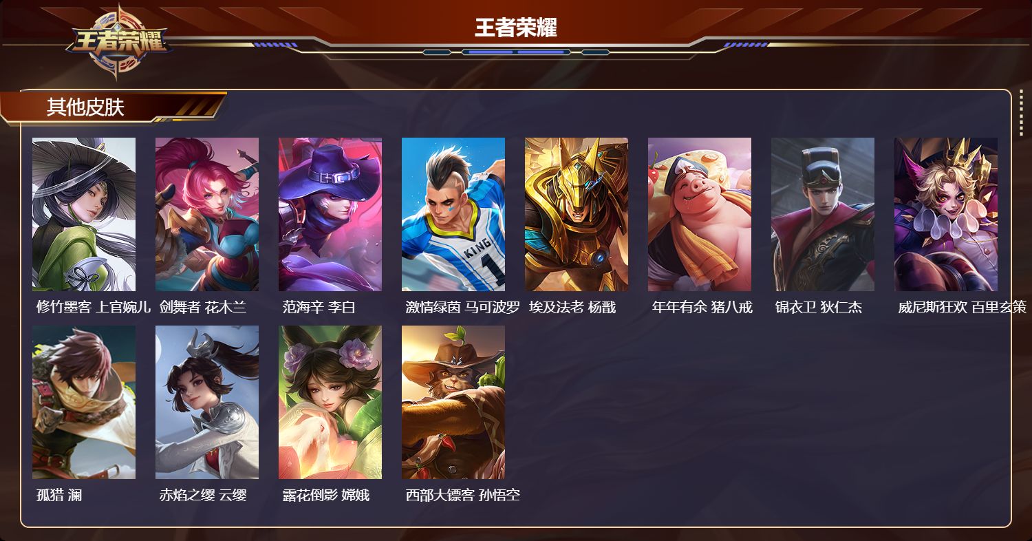 WZQM4197595王者荣耀账号详情图5