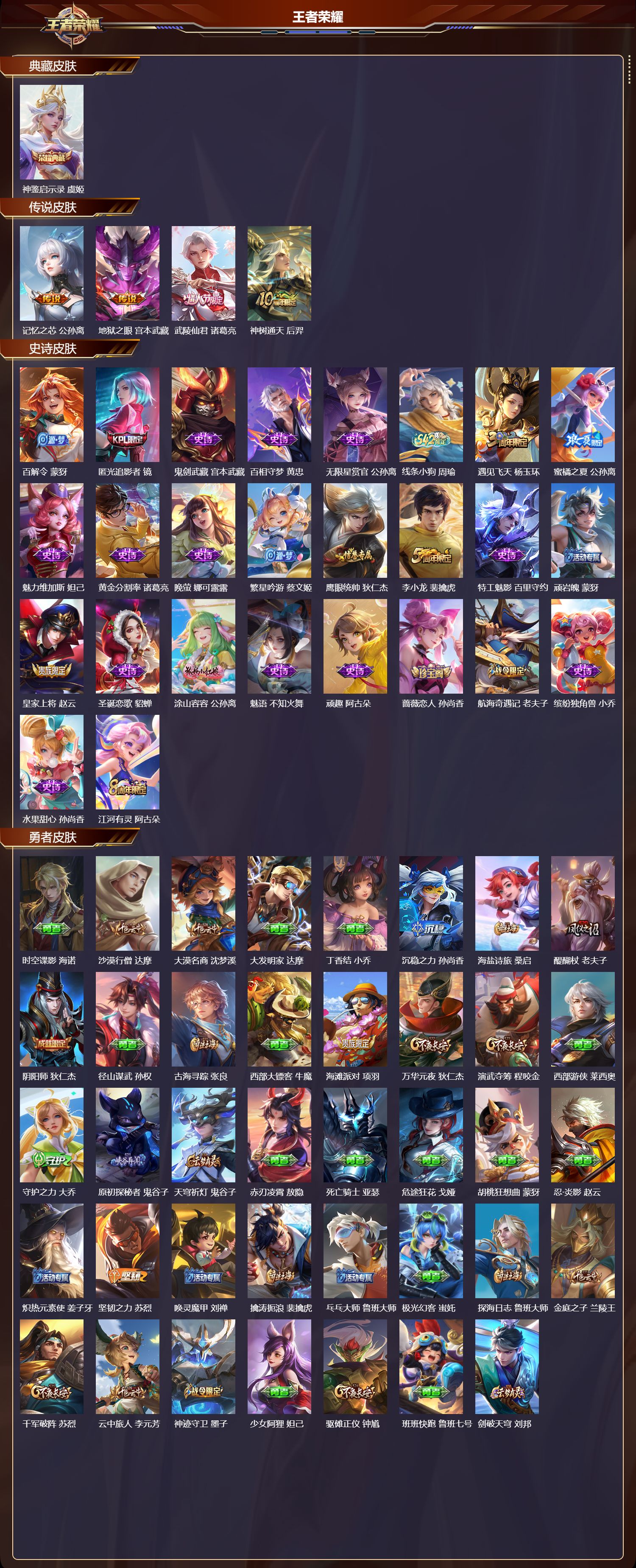 WZQM4197615王者荣耀账号详情图3