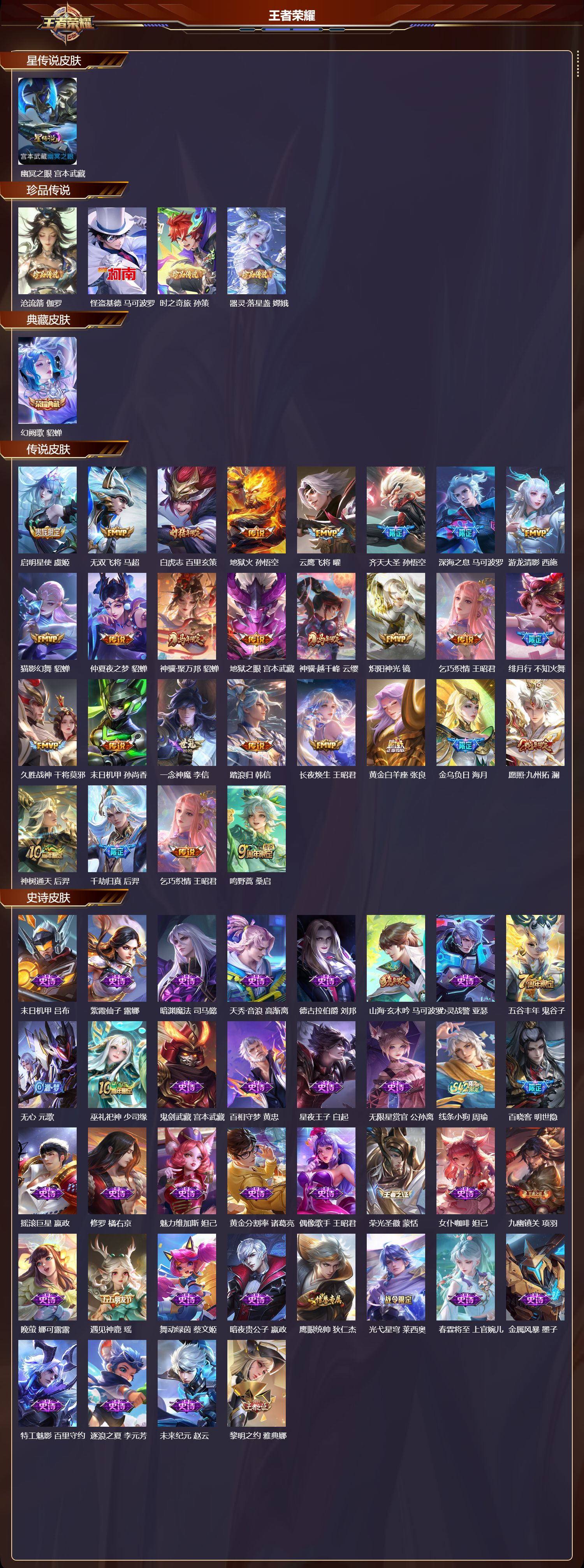 WZQM4197598王者荣耀账号详情图3