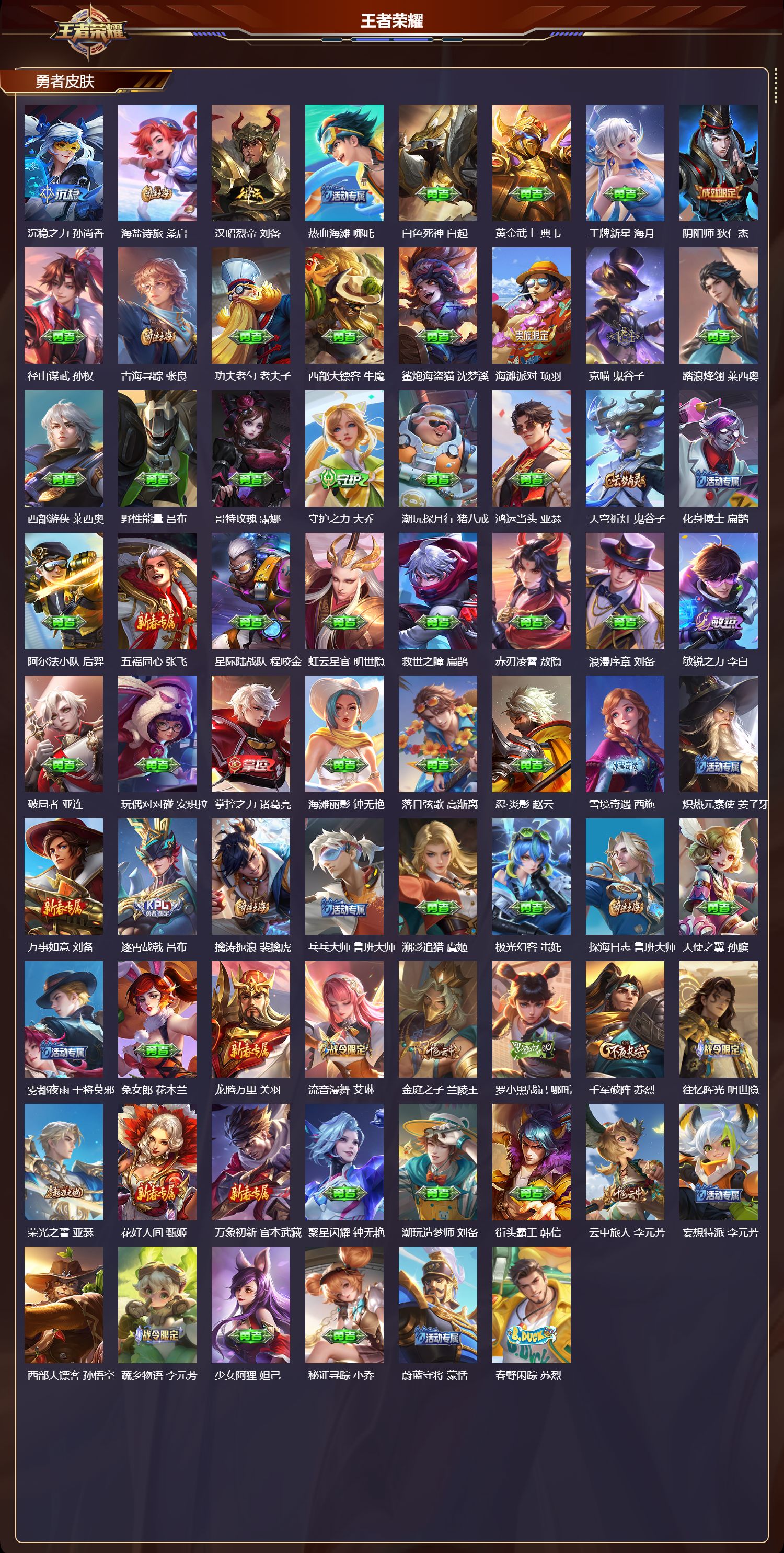 WZQM4197605王者荣耀账号详情图5