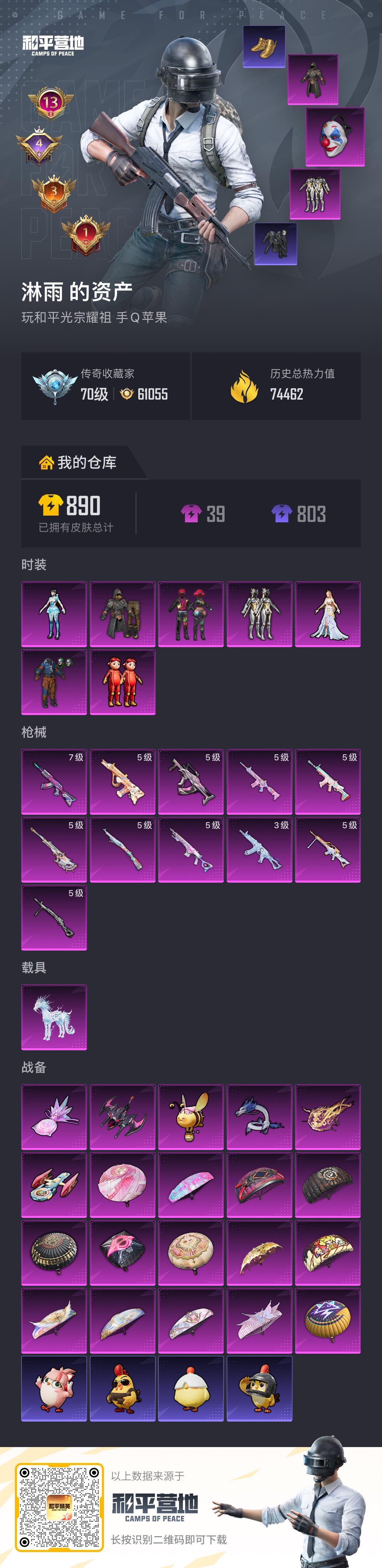 HPCMW4102146和平精英账号详情图3