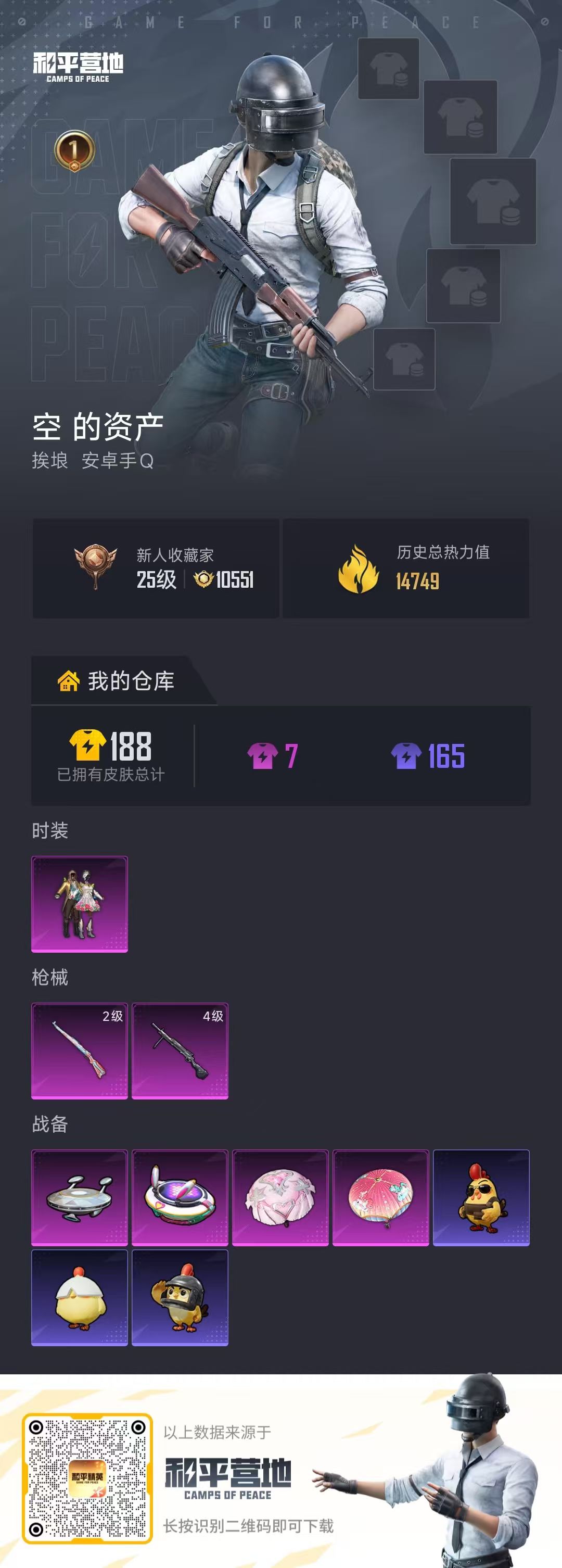 HPCMW4110360和平精英账号详情图2