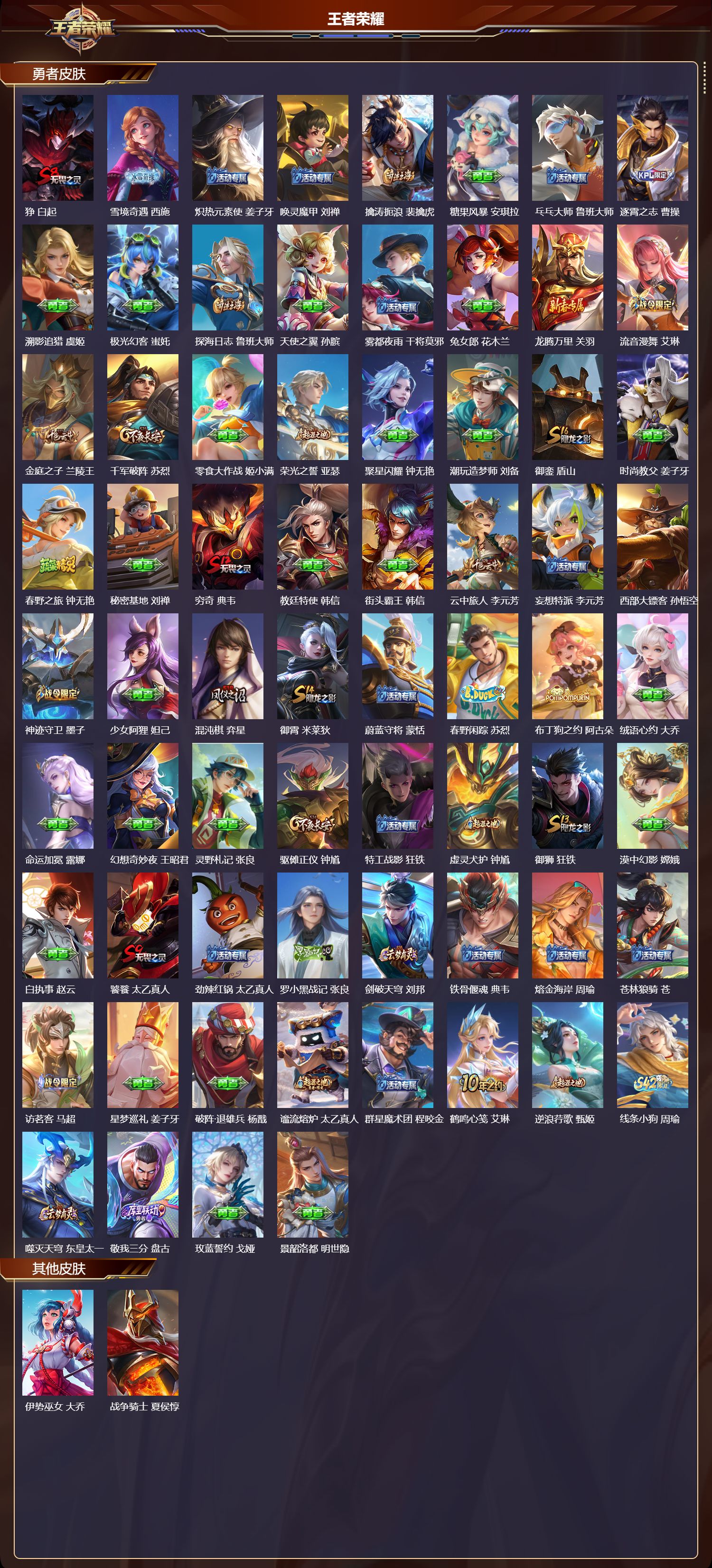 WZQM4197606王者荣耀账号详情图5