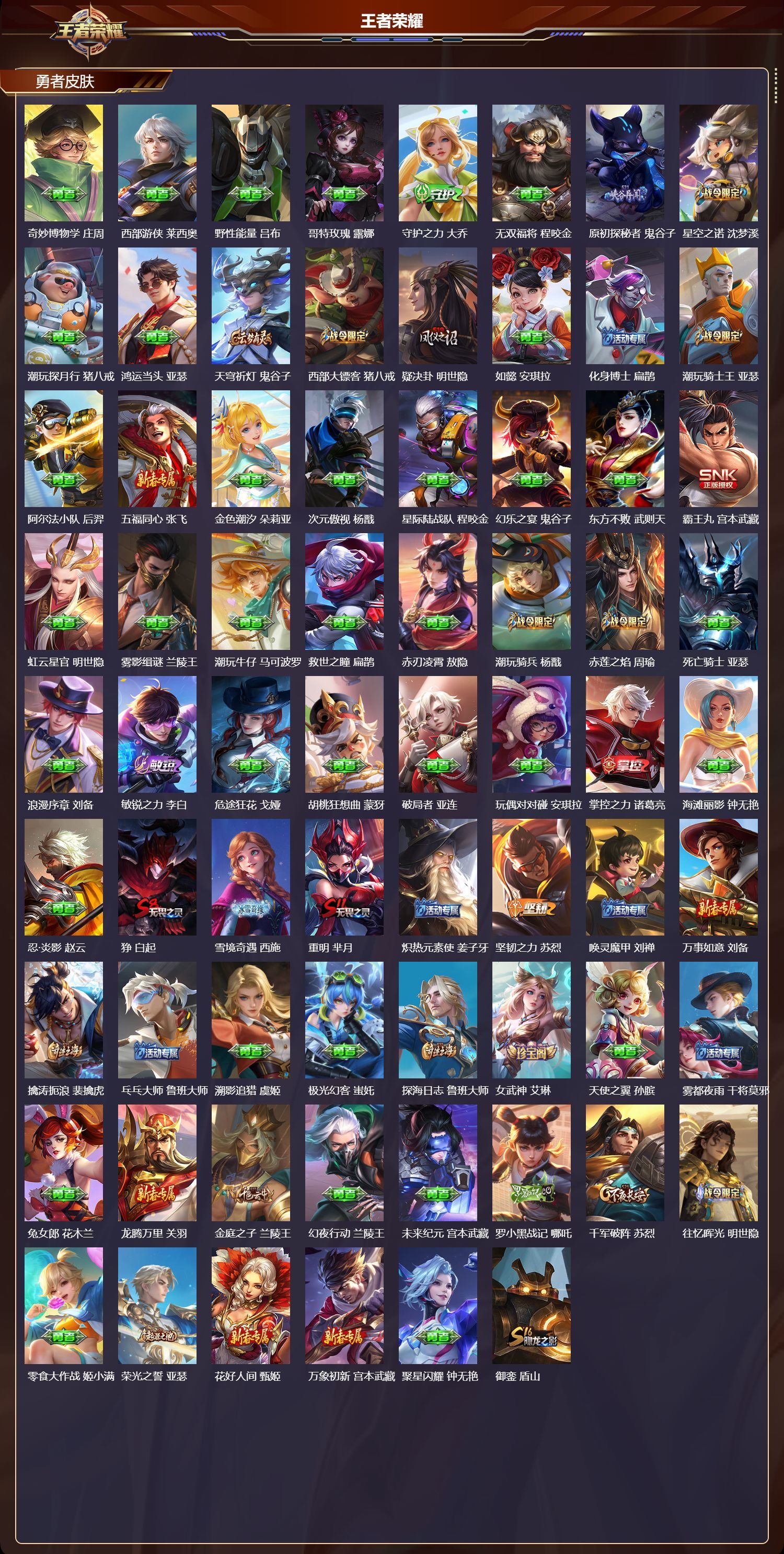 WZQM4197611王者荣耀账号详情图6 WZQM4197611王者荣耀账号详情图6