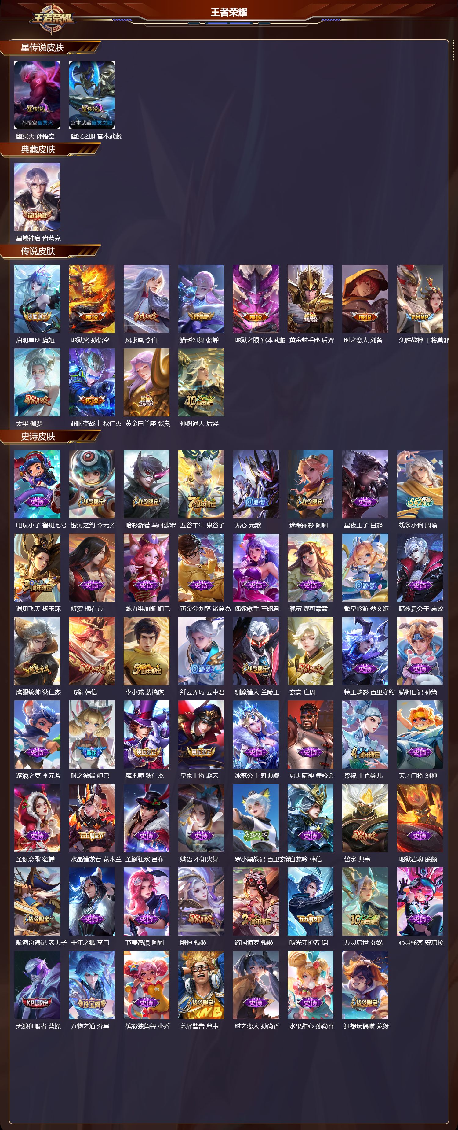 WZQM4197613王者荣耀账号详情图3