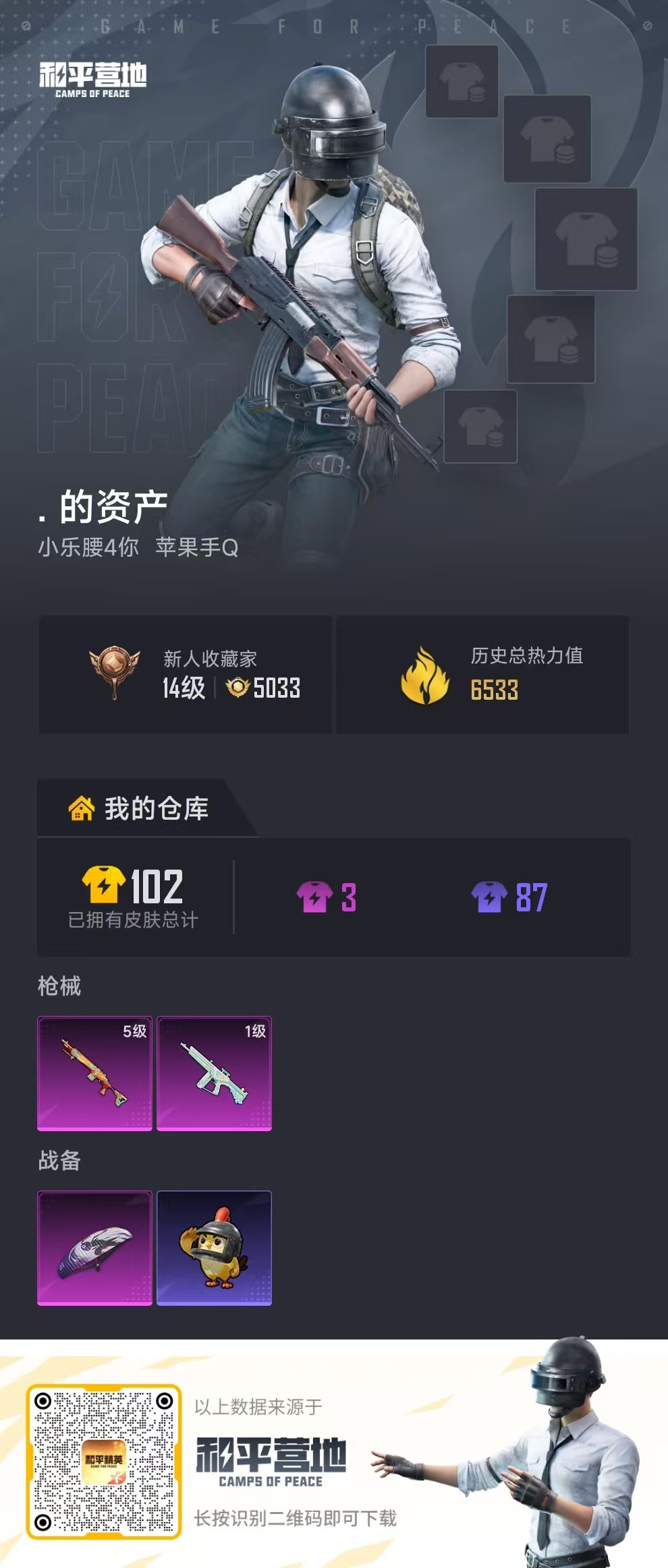 HPSJ4109151和平精英账号详情图2