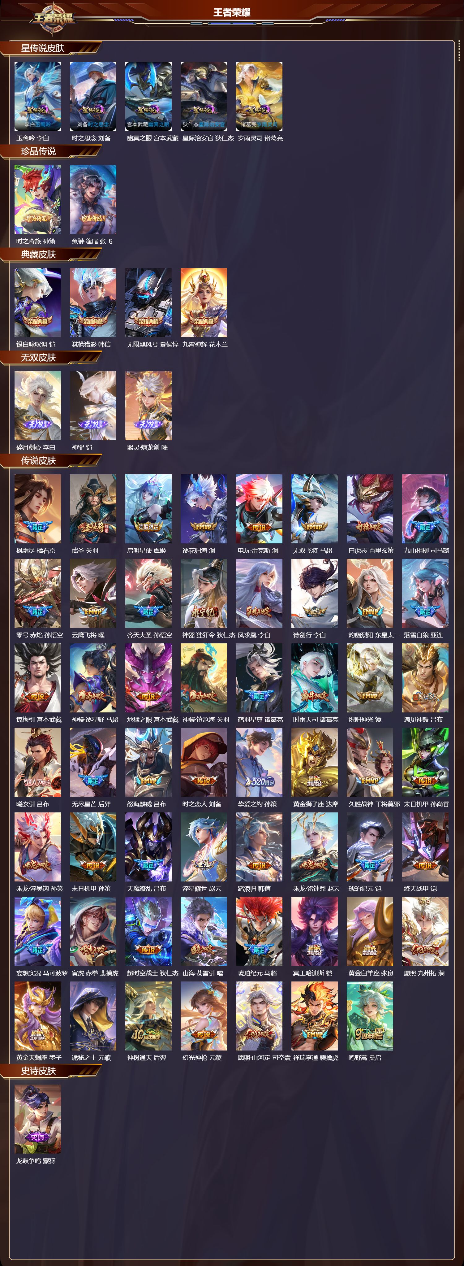 WZQM4197599王者荣耀账号详情图3