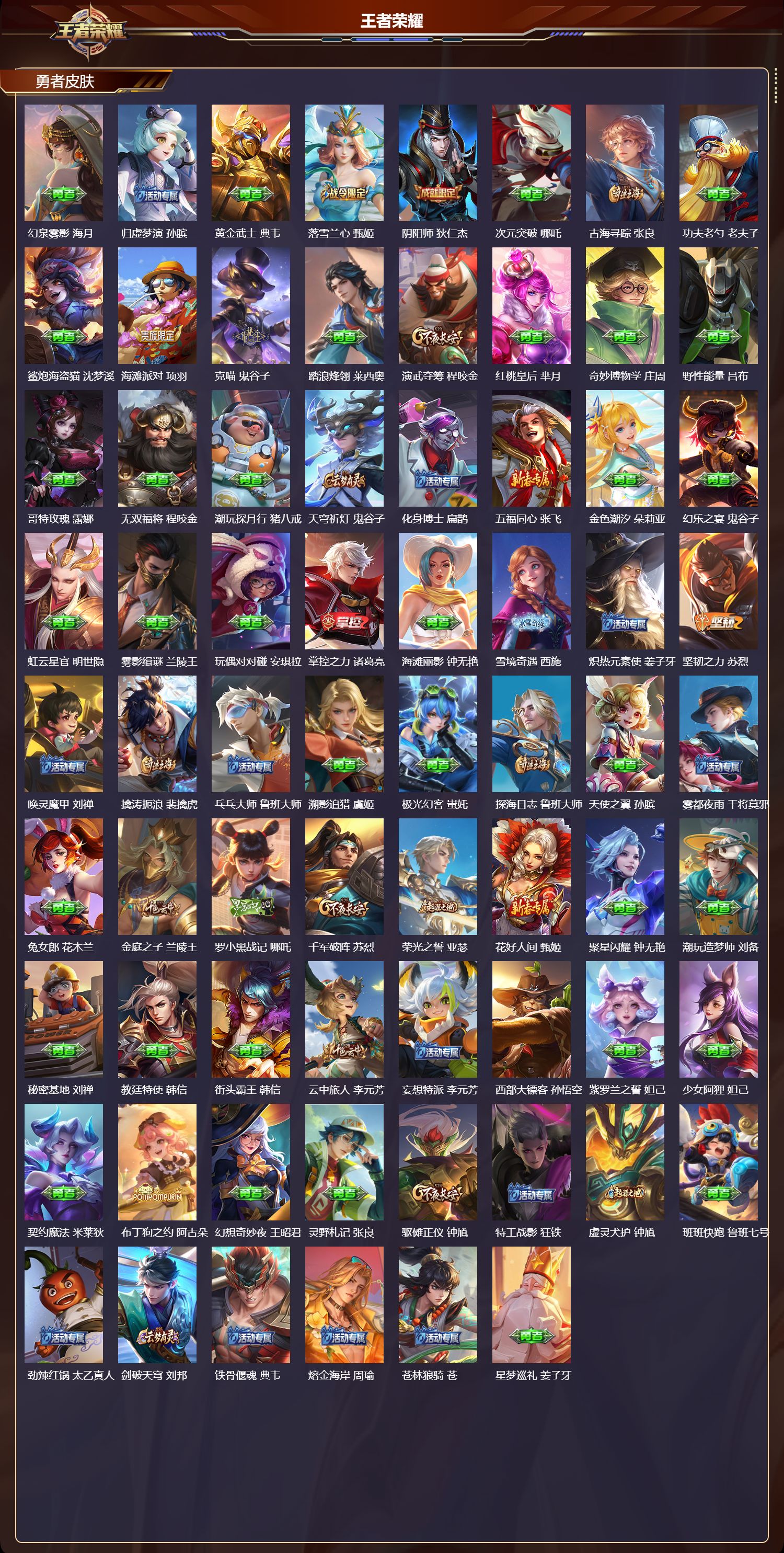 WZCMW4202736王者荣耀账号详情图9