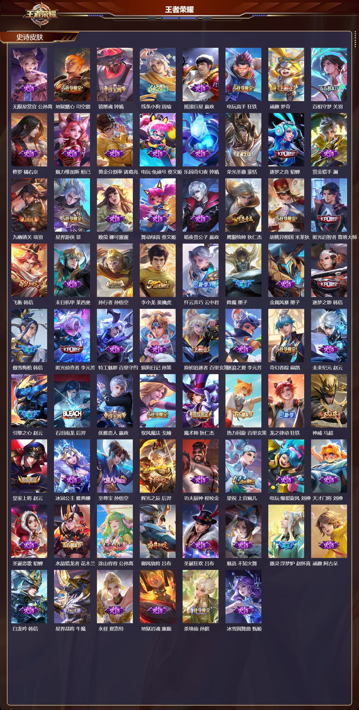 WZQM4197483王者荣耀账号详情图4 WZQM4197483王者荣耀账号详情图4