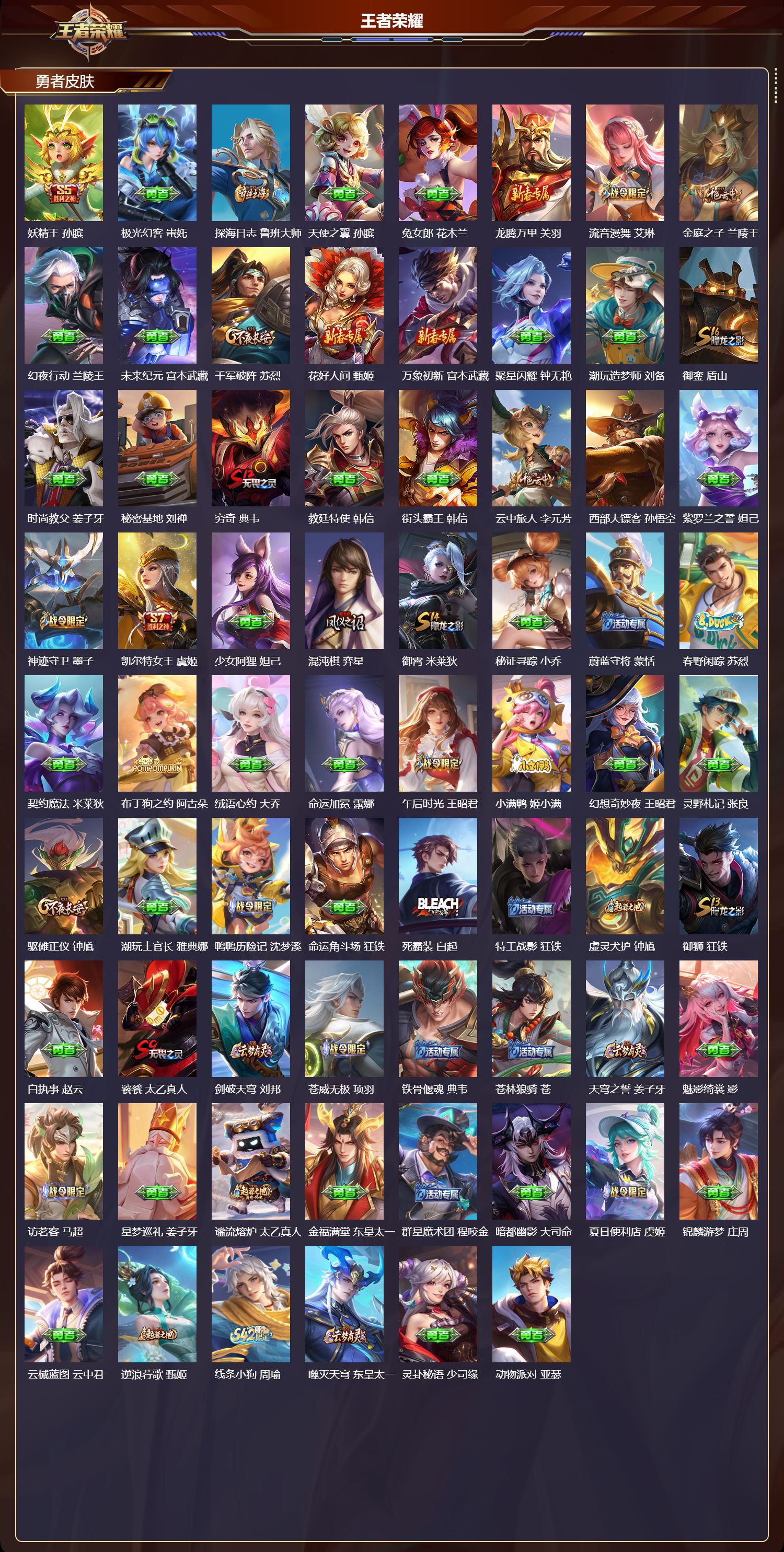 WZQM4197591王者荣耀账号详情图6