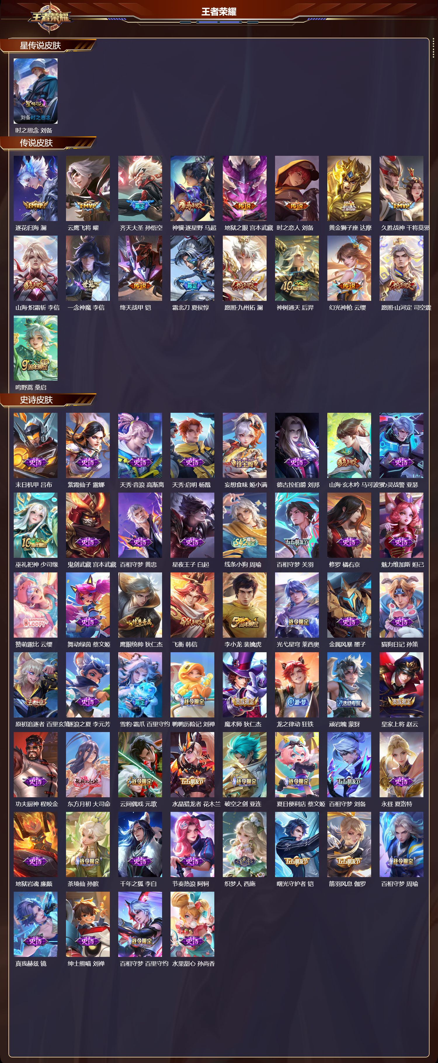 WZQM4197612王者荣耀账号详情图3