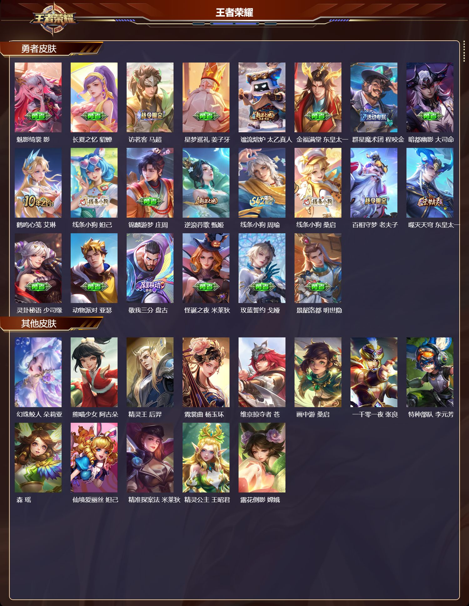 WZMK4200177王者荣耀账号详情图4