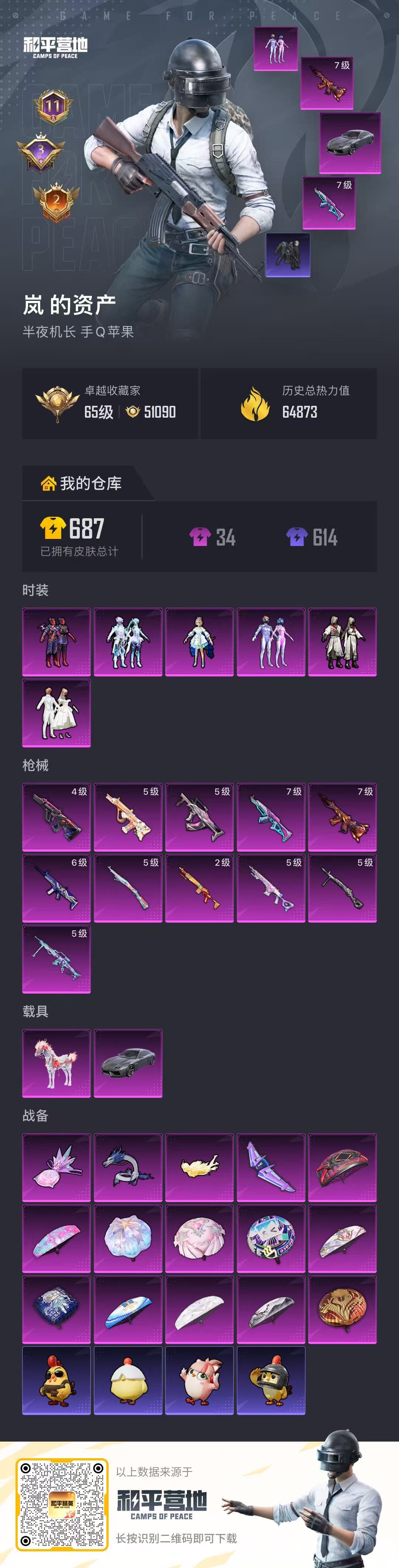 HPCMW493551和平精英账号详情图3