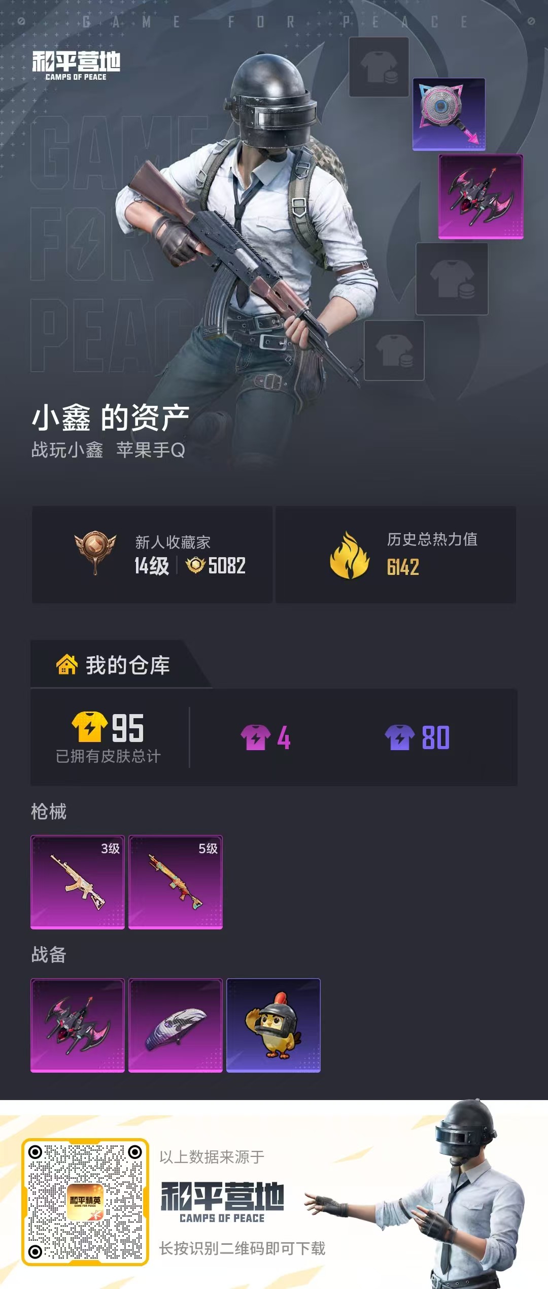 HPSJ4133663和平精英账号详情图2 HPSJ4133663和平精英账号详情图2