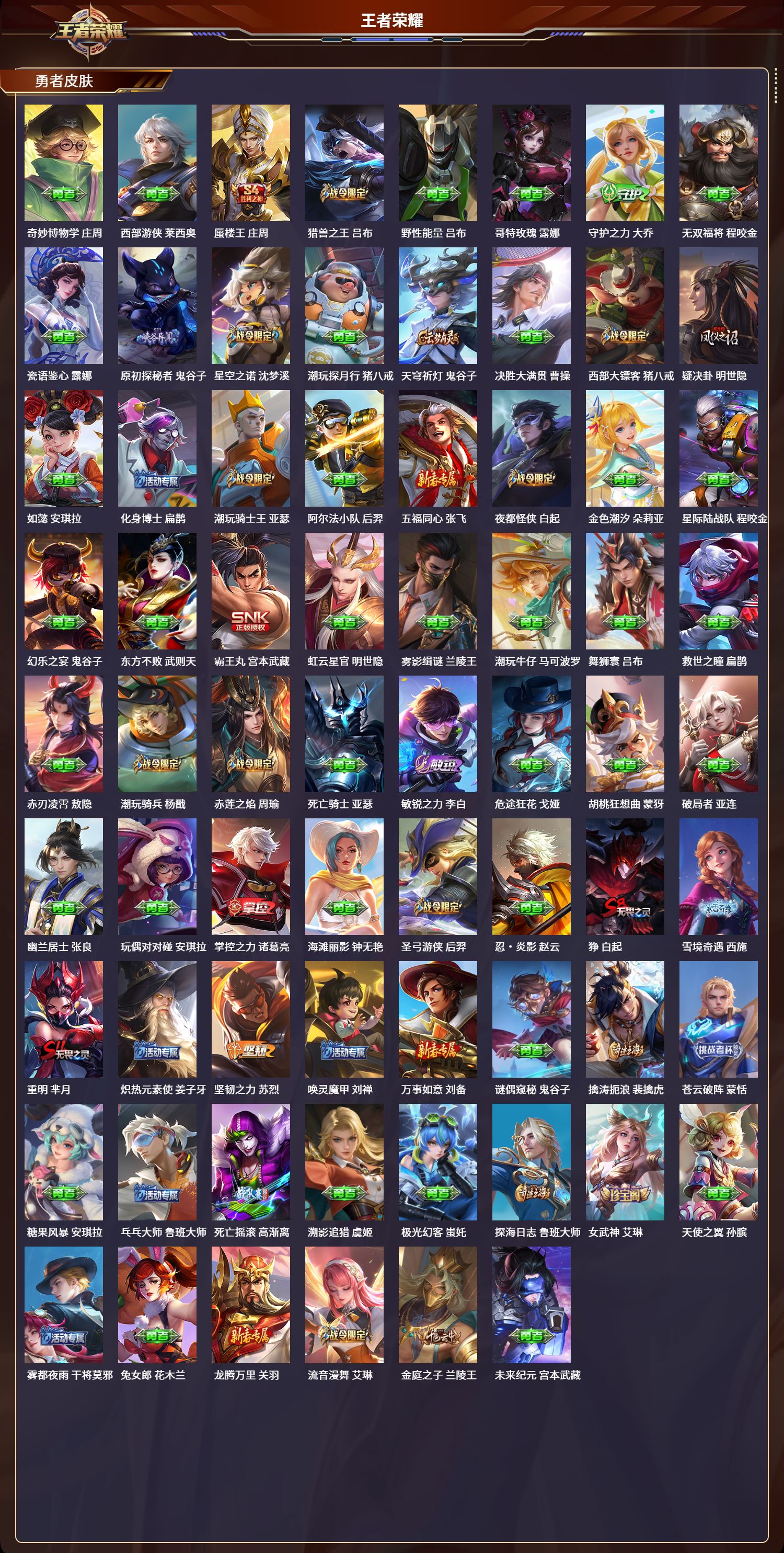 WZLX4243177王者荣耀账号详情图6 WZLX4243177王者荣耀账号详情图6