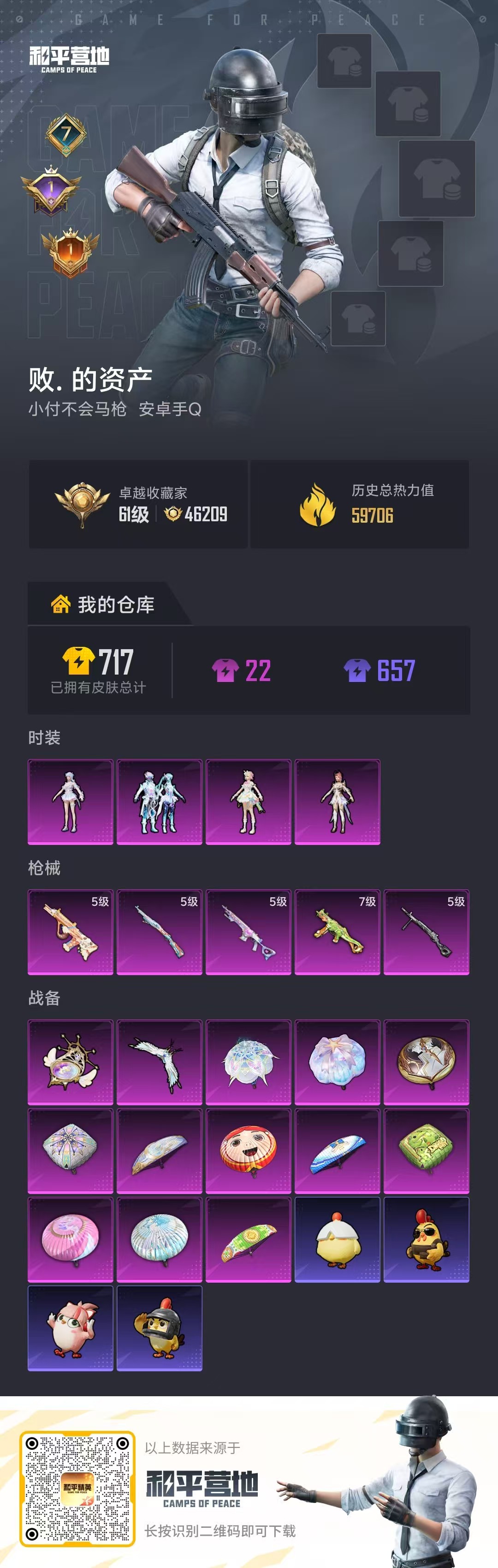 HPSJ4133420和平精英账号详情图2 HPSJ4133420和平精英账号详情图2