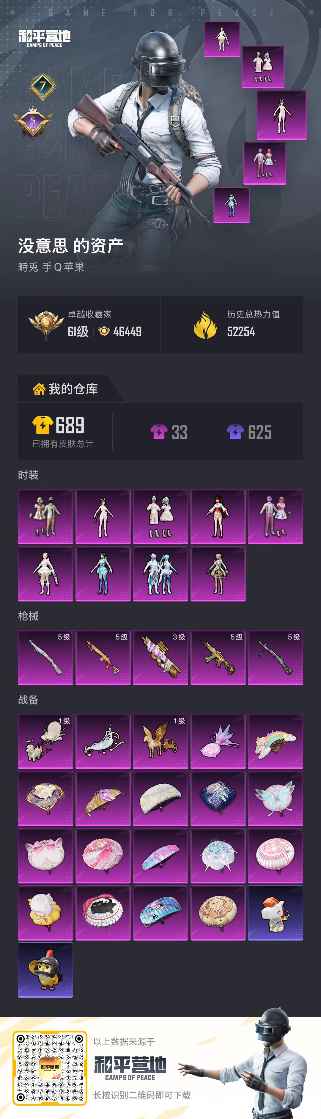 HPSJ4133699和平精英账号详情图2