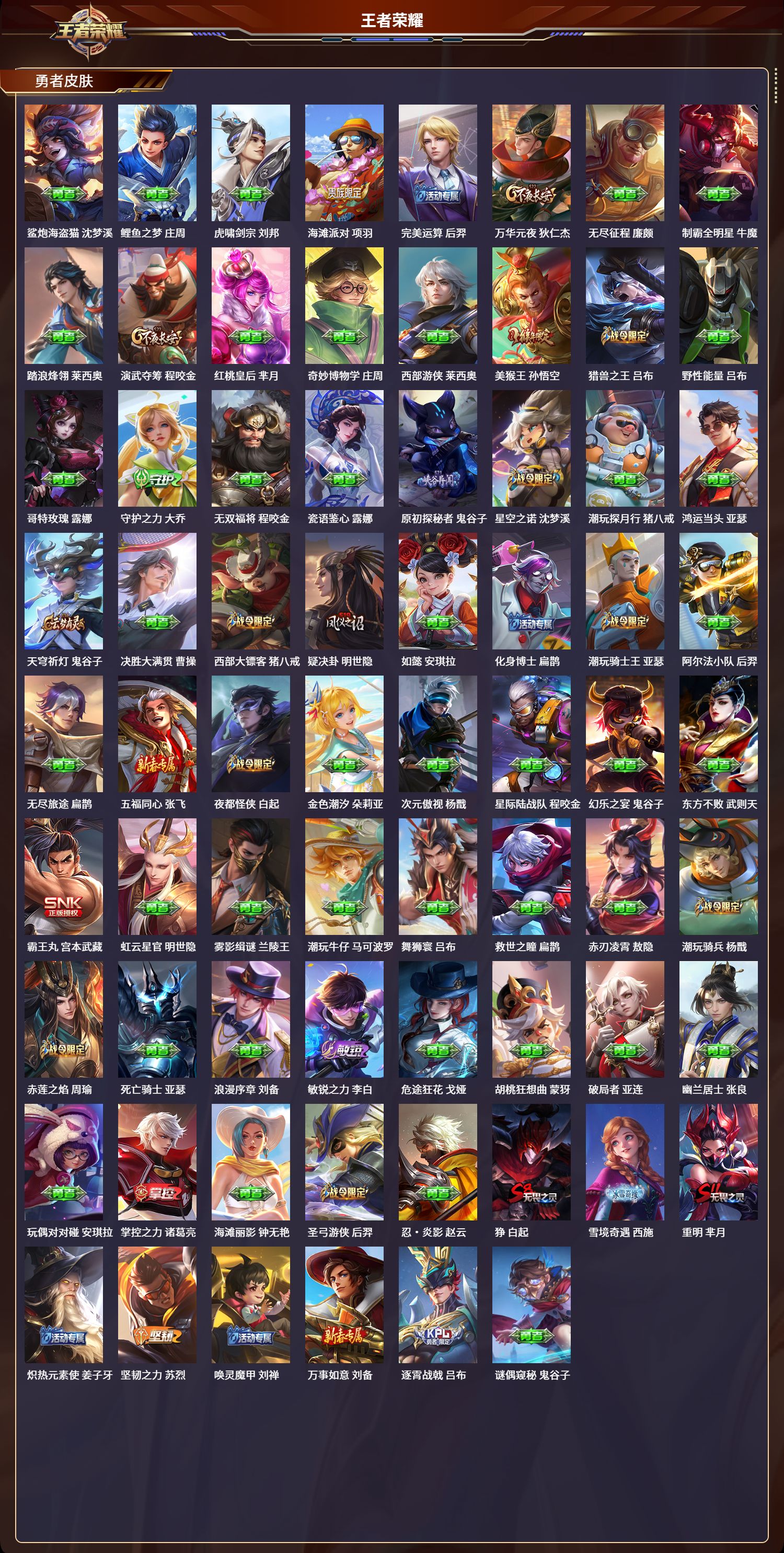 WZLX4249431王者荣耀账号详情图10