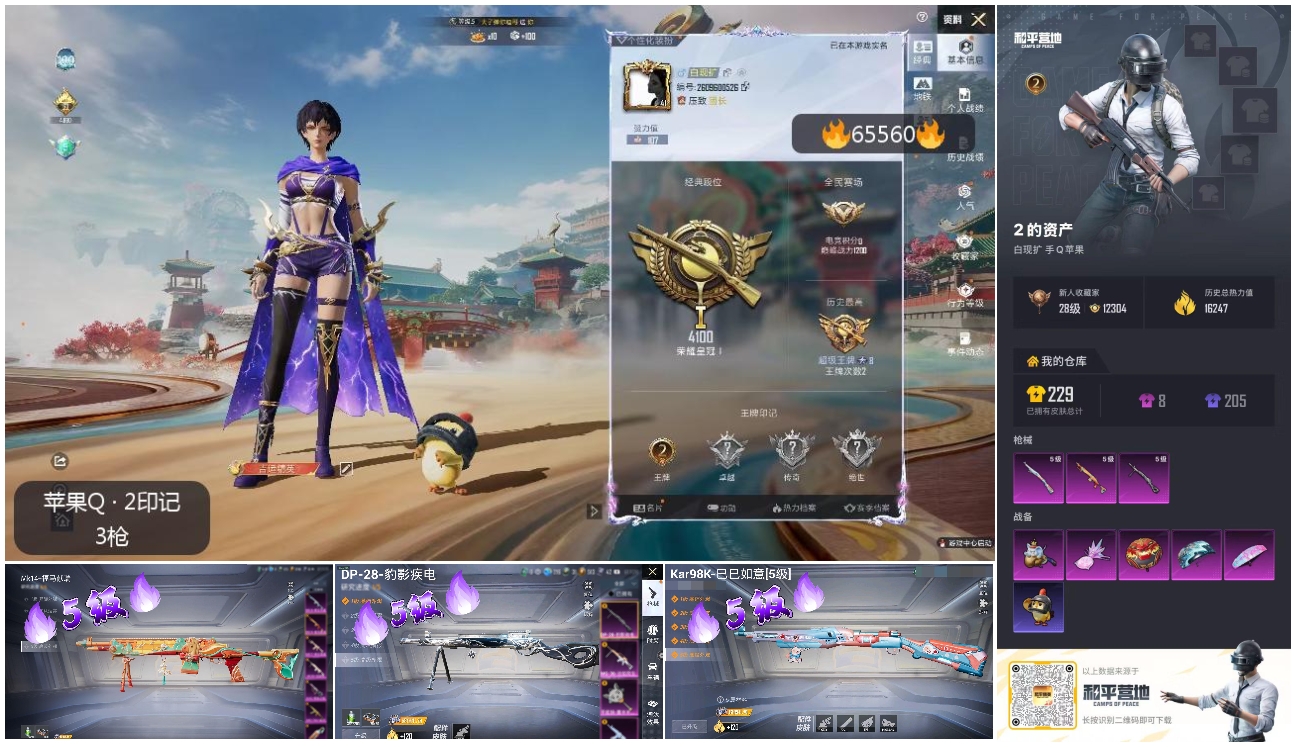 HPSJ4133502和平精英账号详情图4