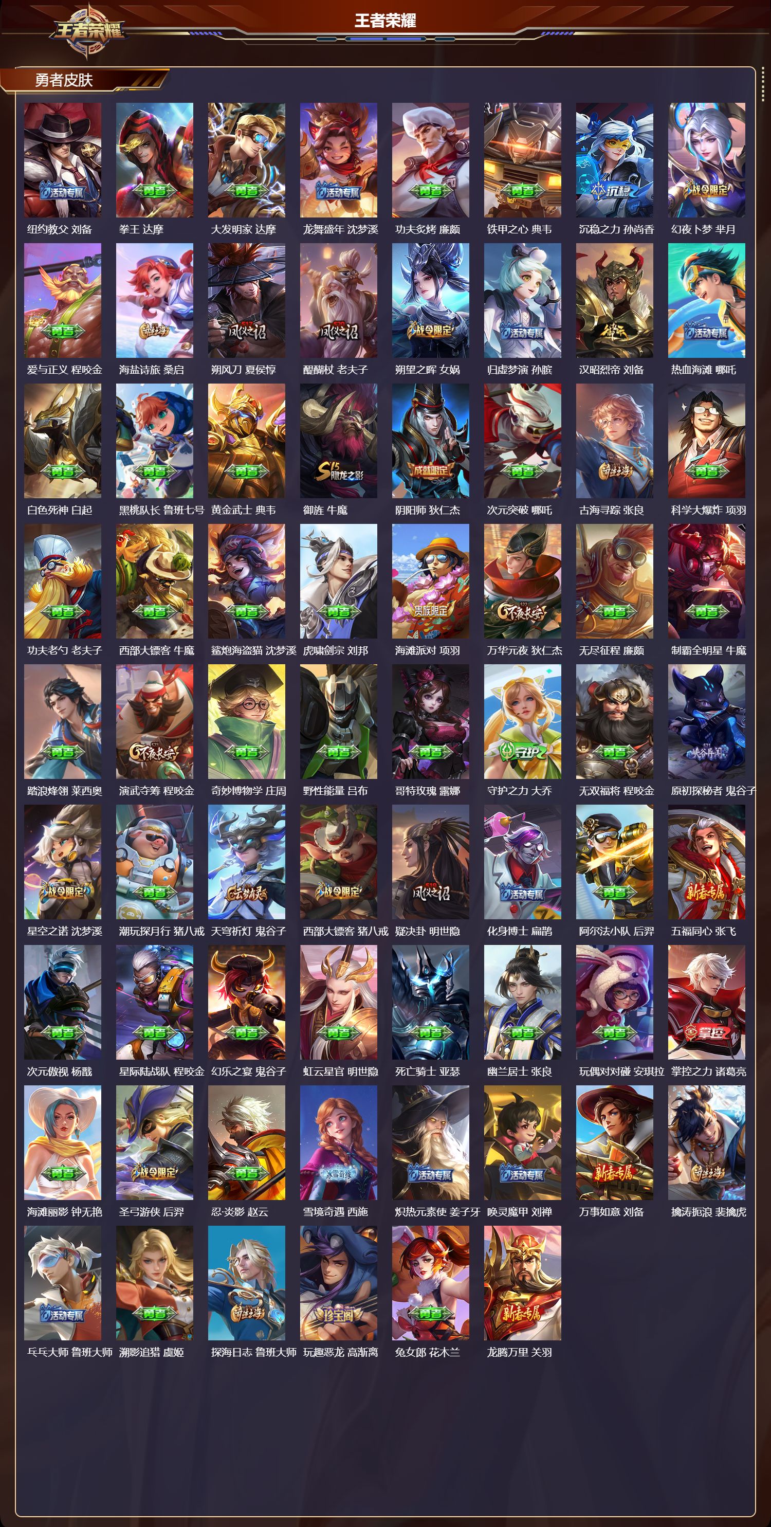 WZMK4241518王者荣耀账号详情图3 WZMK4241518王者荣耀账号详情图3