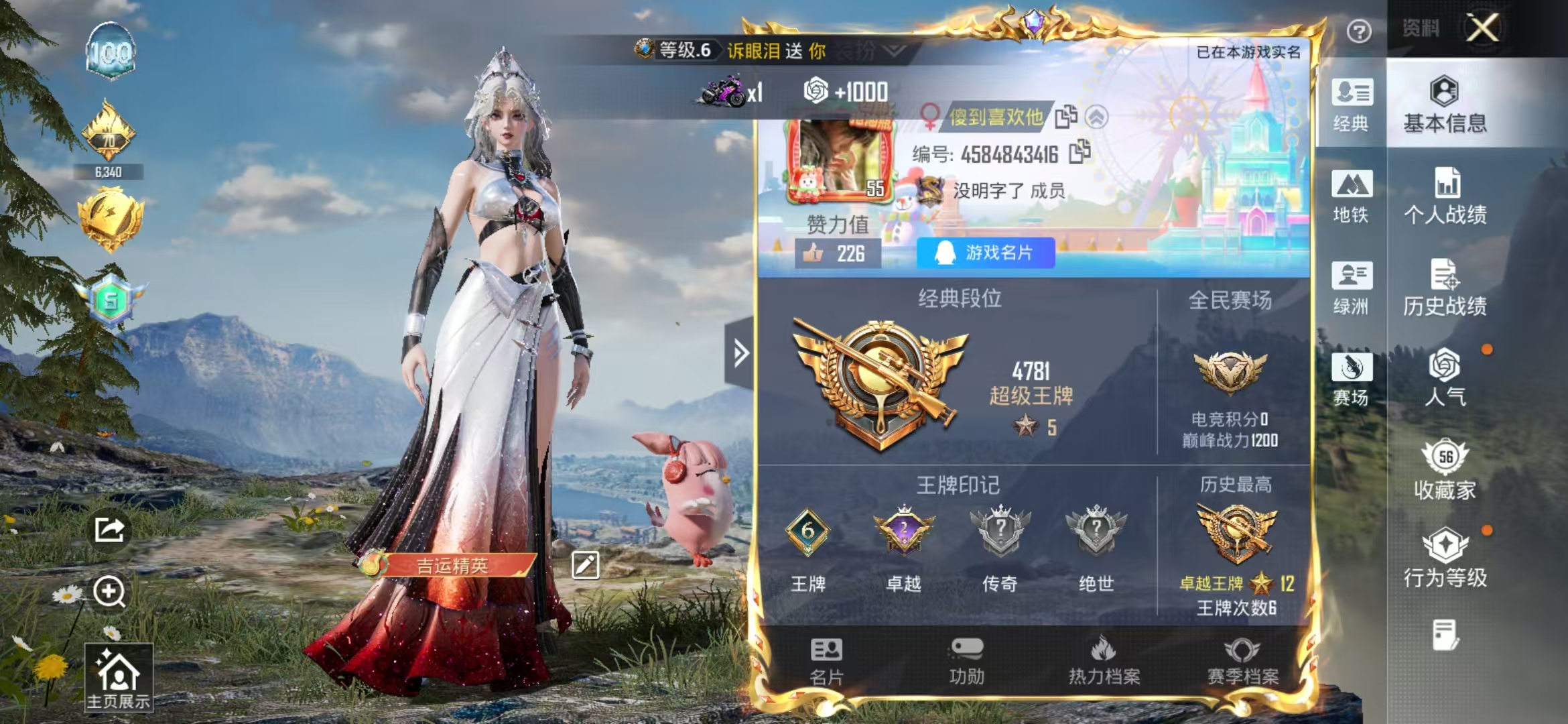 HPSJ4133865和平精英账号详情图3