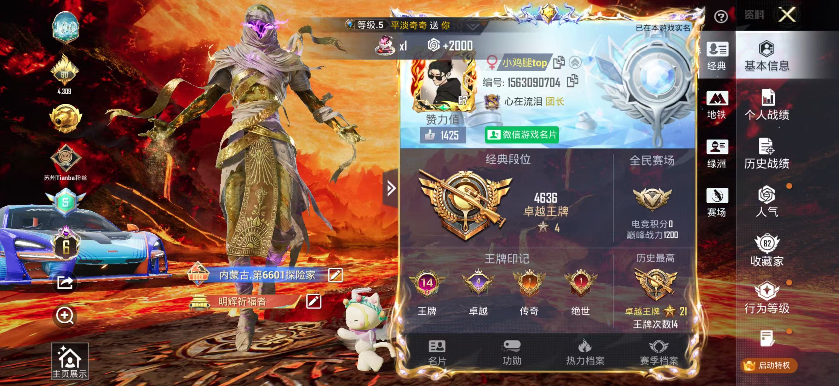 HPCMW4139801和平精英账号详情图3