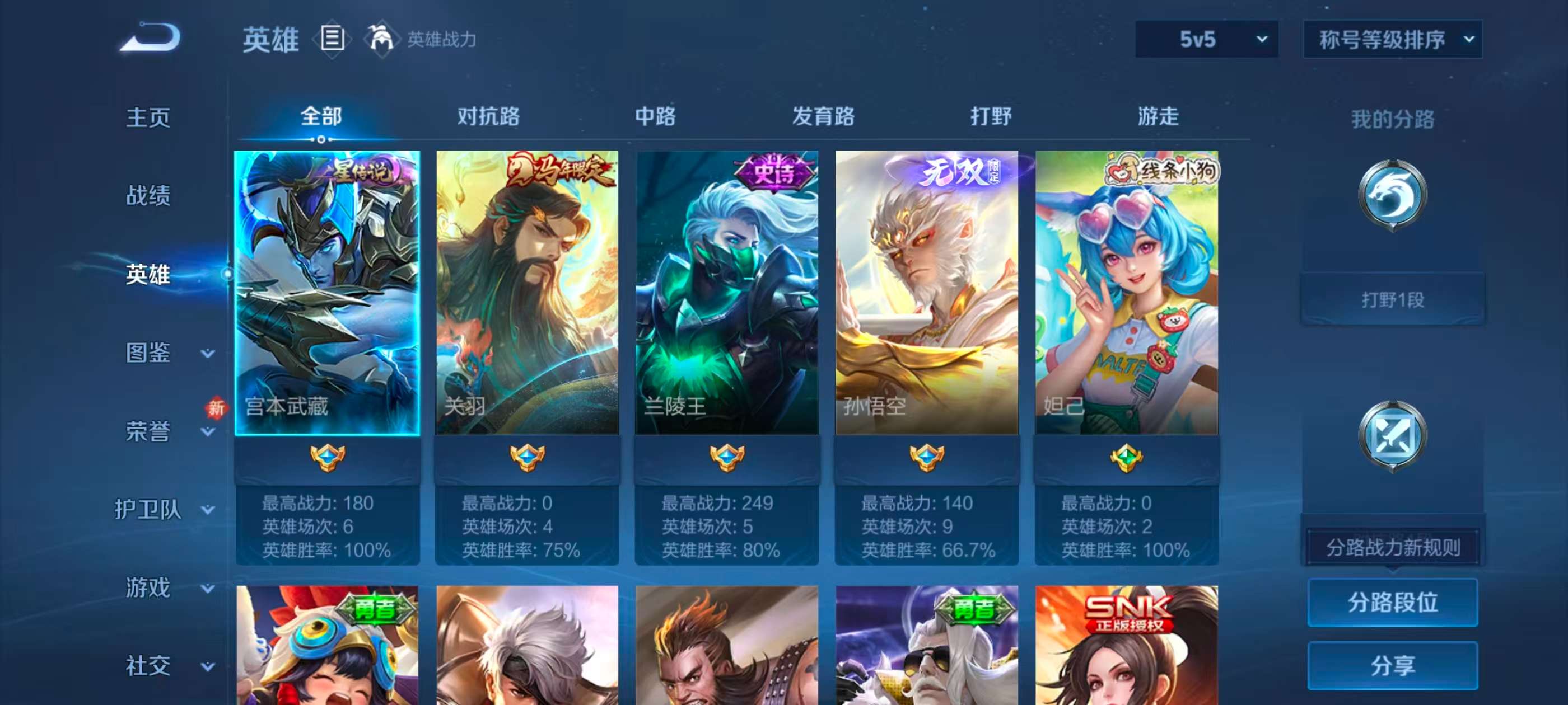 WZCMW4253254王者荣耀账号详情图3