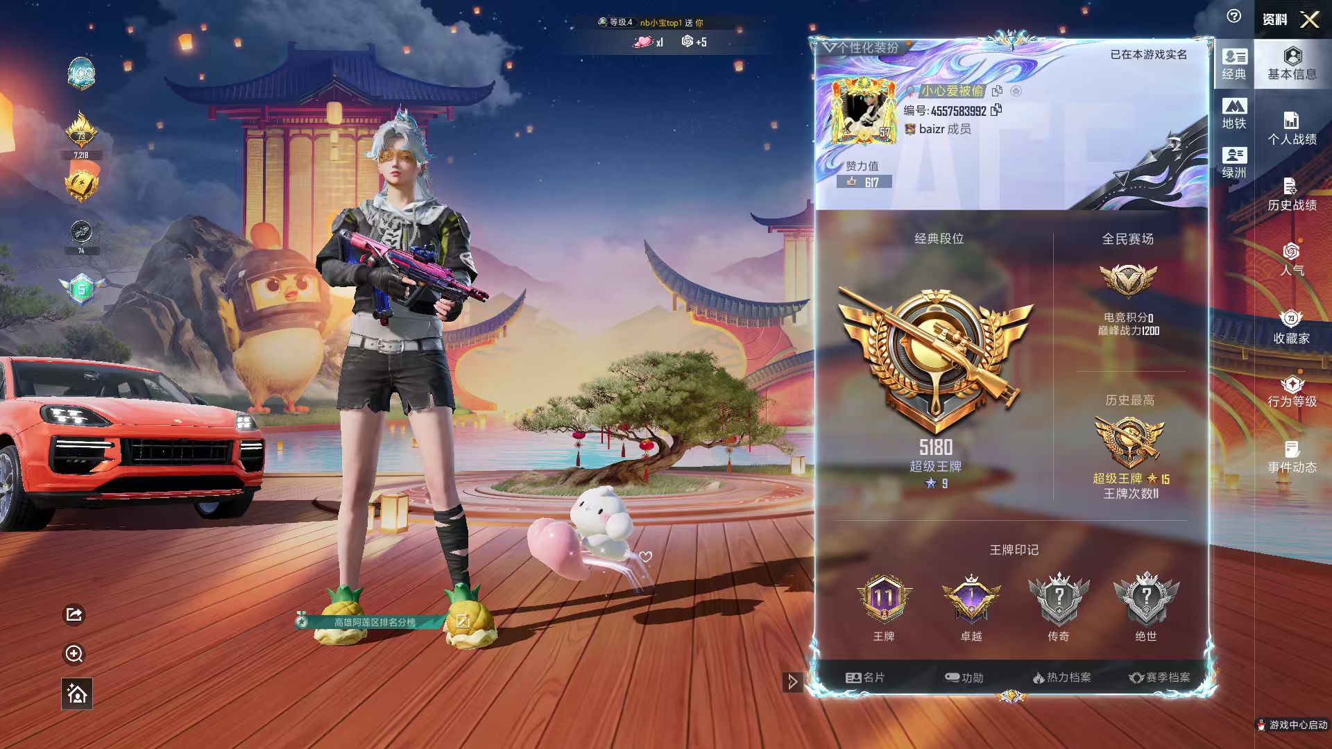 HPSJ4133683和平精英账号详情图3 HPSJ4133683和平精英账号详情图3