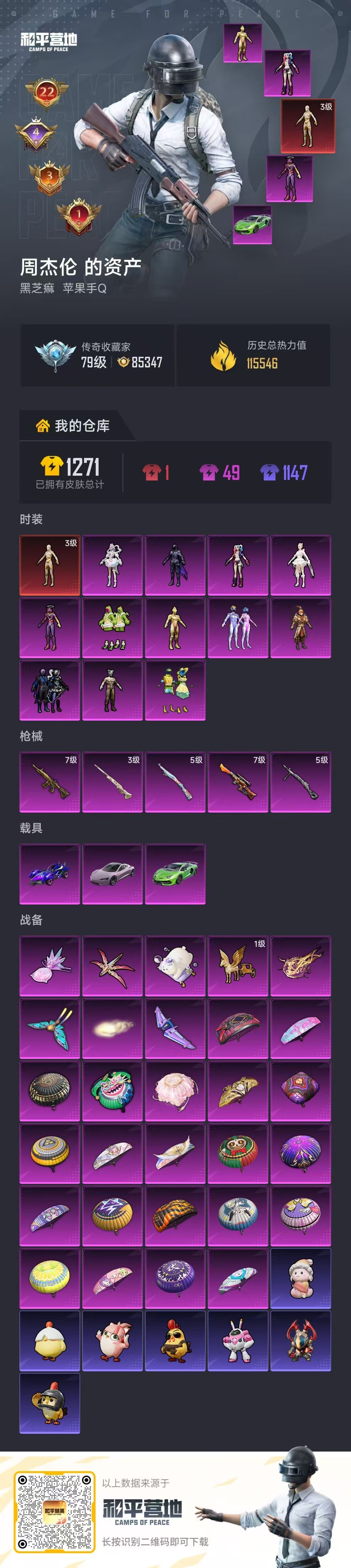 HPSJ4133476和平精英账号详情图2 HPSJ4133476和平精英账号详情图2