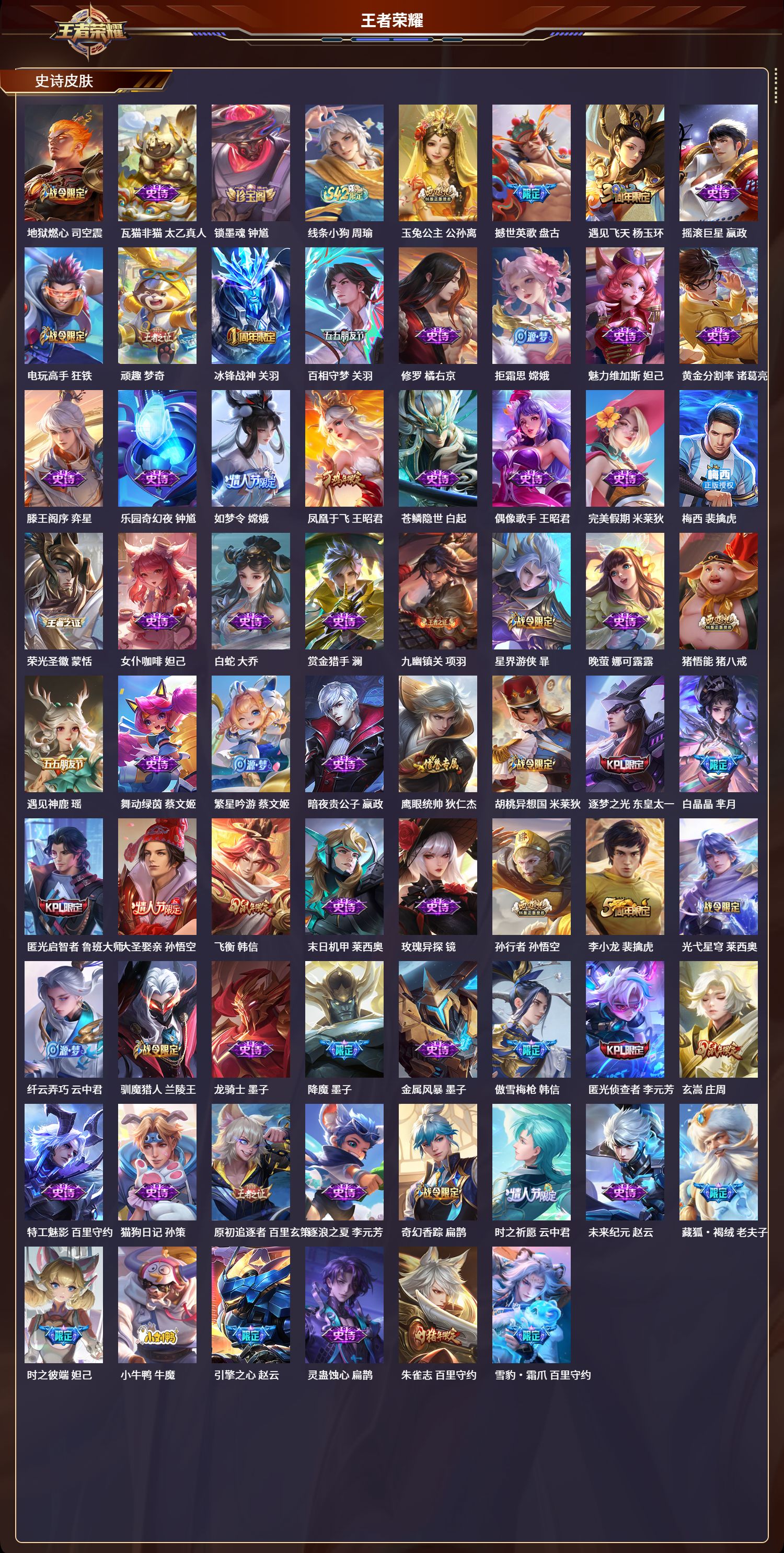 WZLX4249431王者荣耀账号详情图7