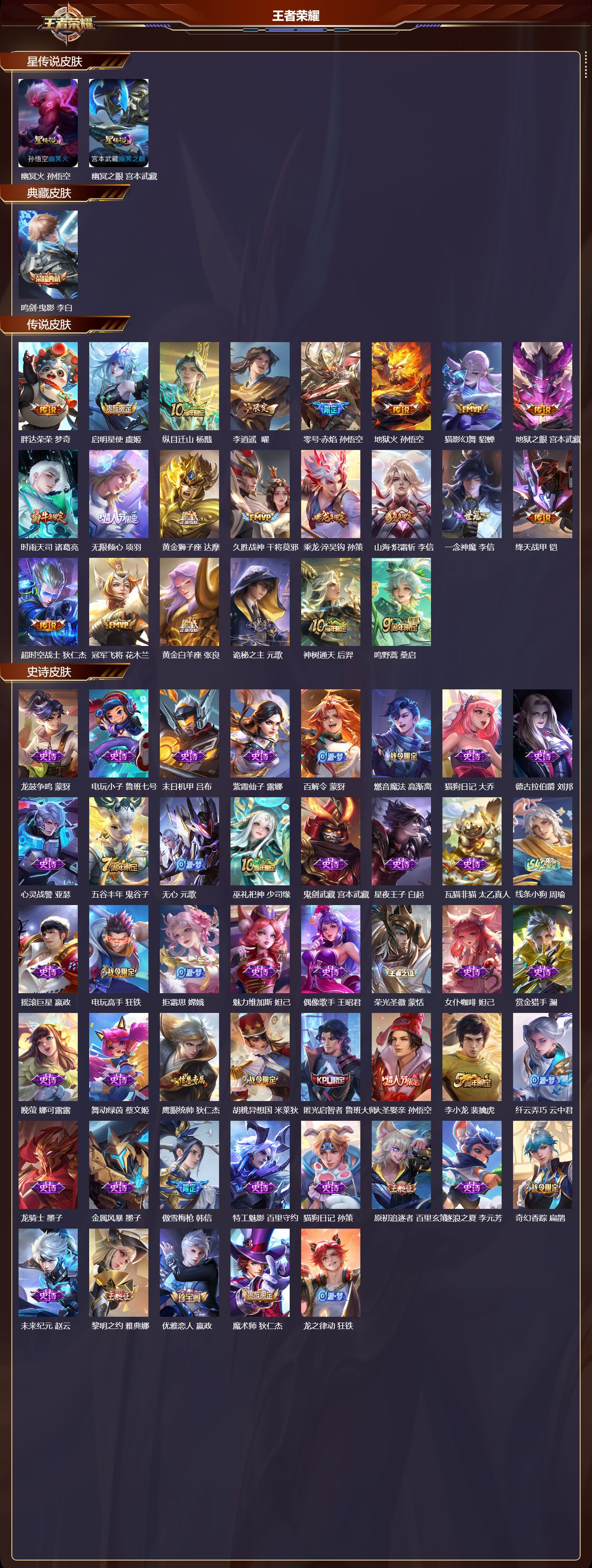 WZQM4241543王者荣耀账号详情图2 WZQM4241543王者荣耀账号详情图2