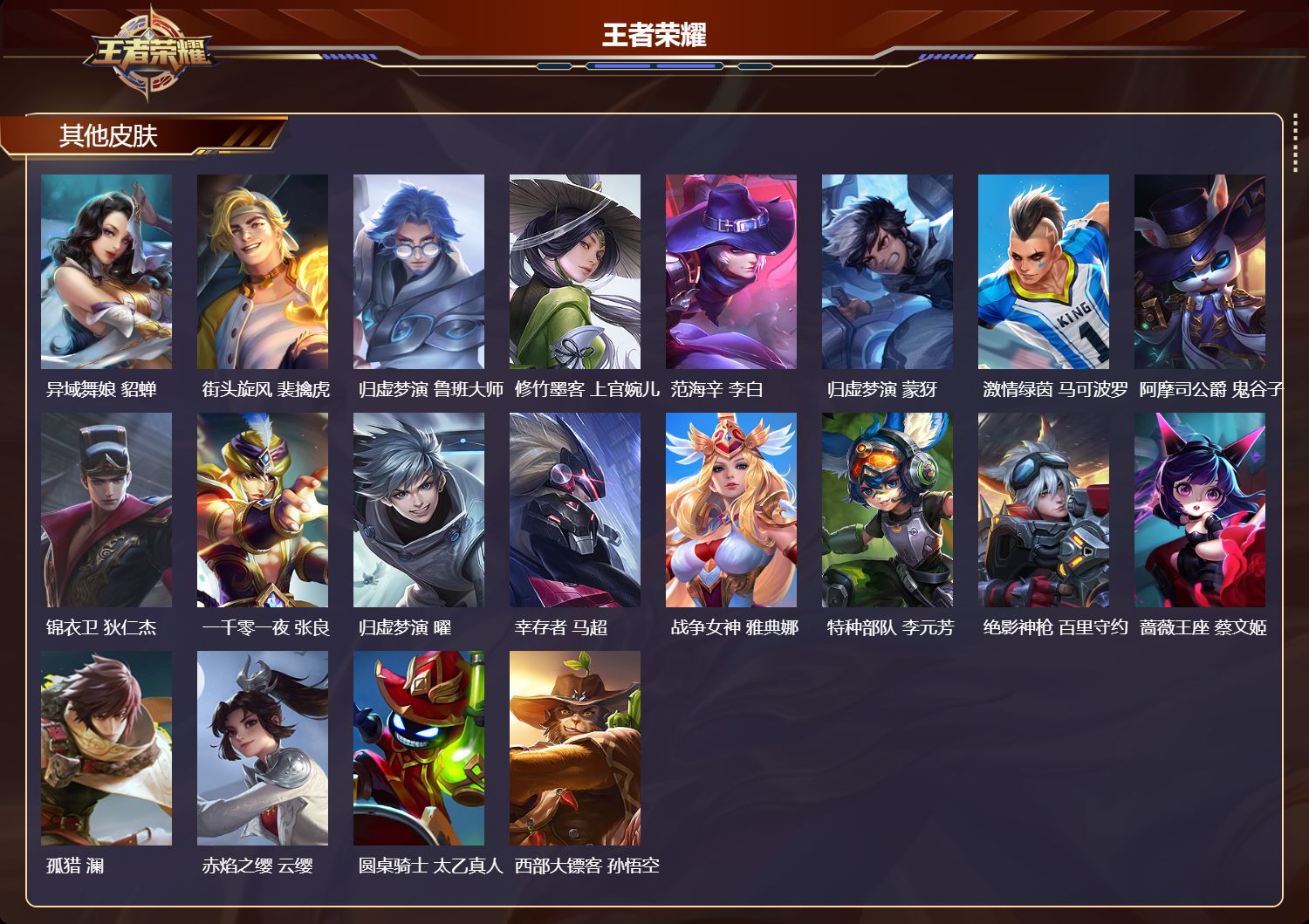 WZCMW4253073王者荣耀账号详情图9