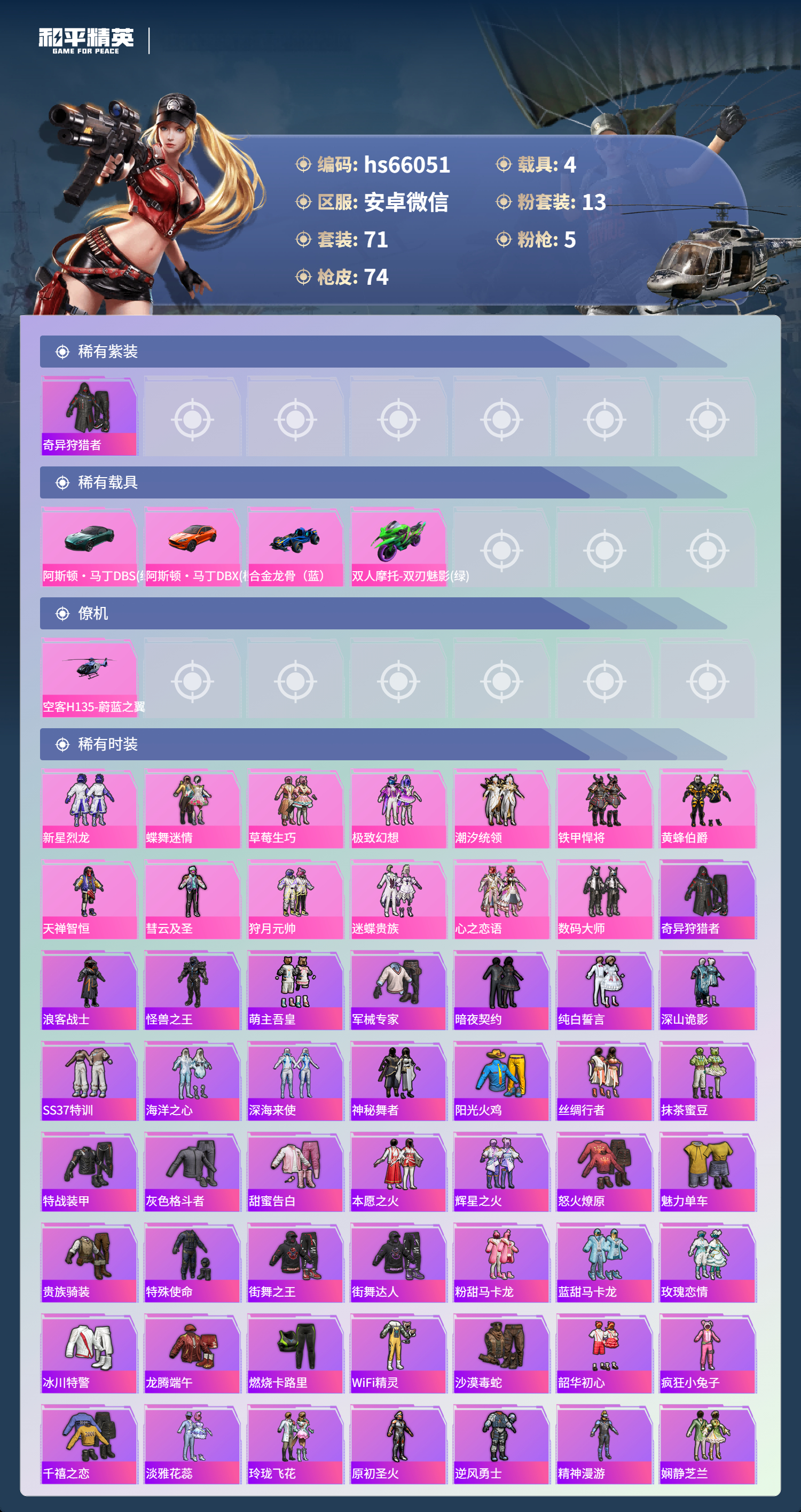 HPSJ4133752和平精英账号详情图5 HPSJ4133752和平精英账号详情图5