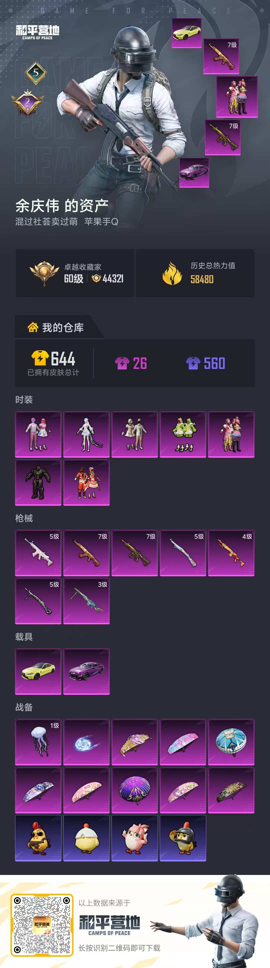 HPSJ4134104和平精英账号详情图2 HPSJ4134104和平精英账号详情图2