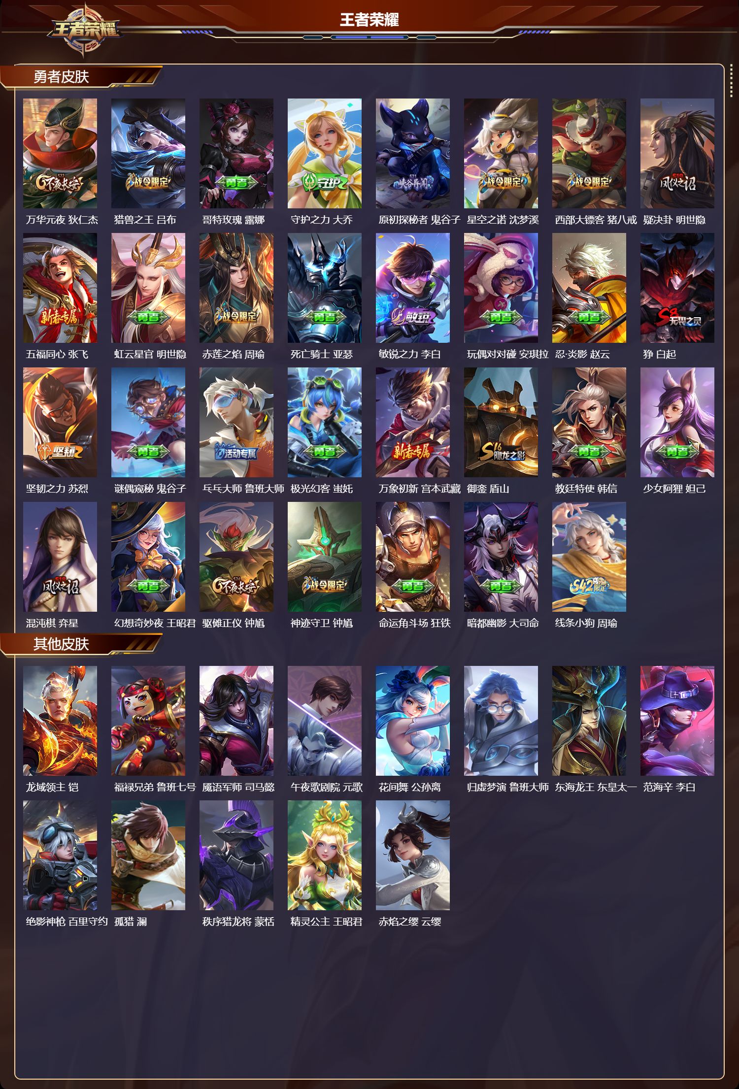 WZQM4243730王者荣耀账号详情图3