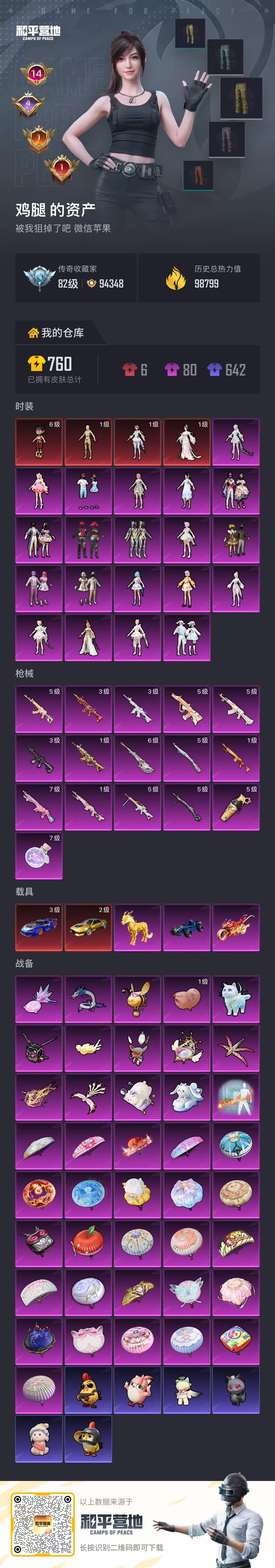 HPCMW4139801和平精英账号详情图2