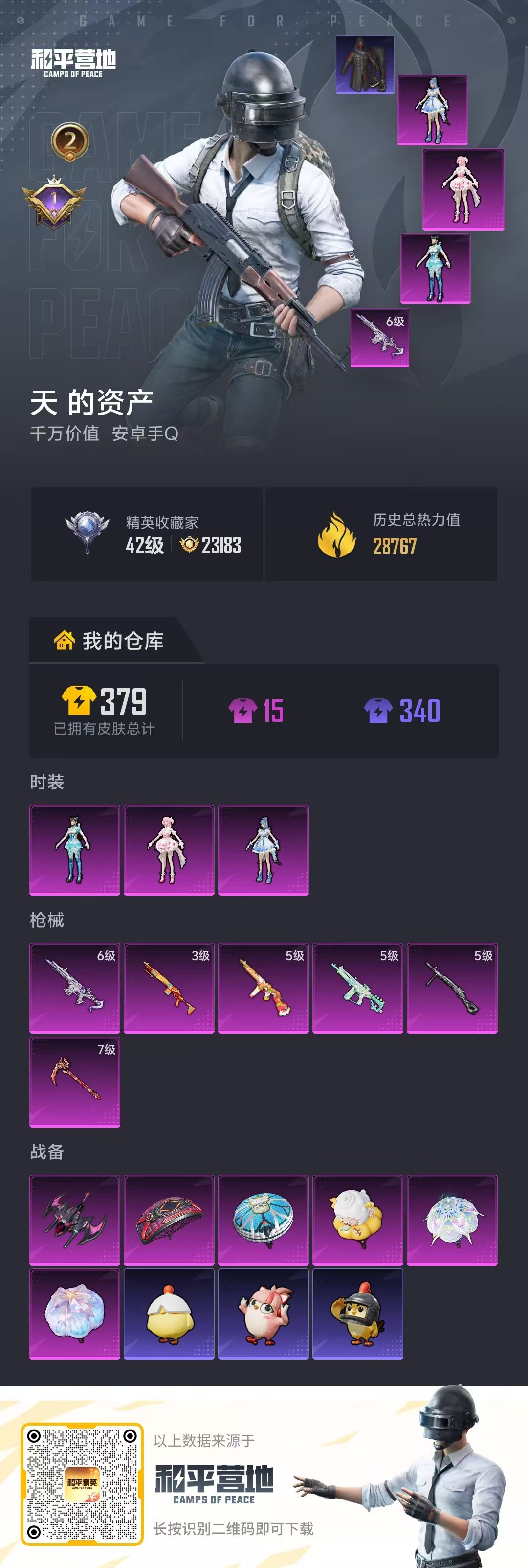 HPSJ4133573和平精英账号详情图2 HPSJ4133573和平精英账号详情图2