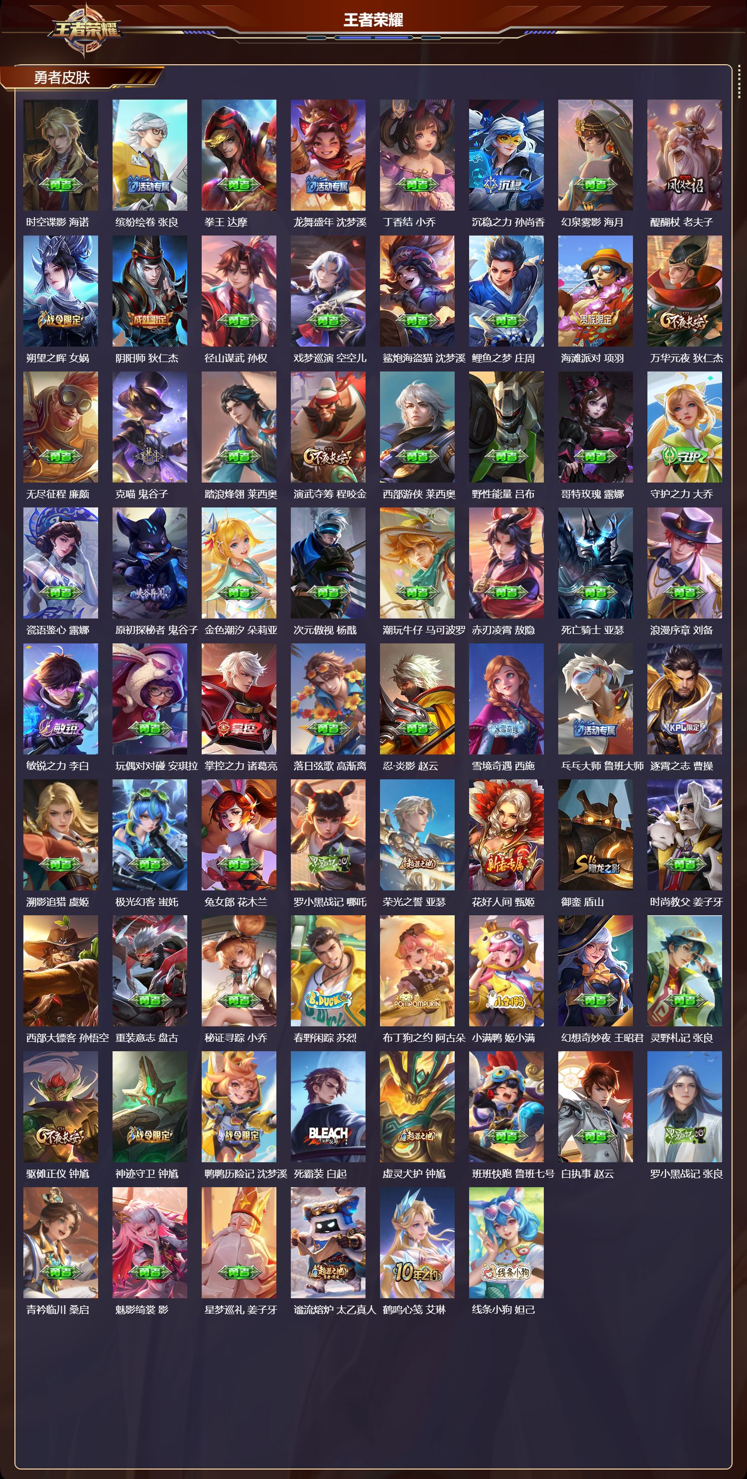 WZLX4241596王者荣耀账号详情图17