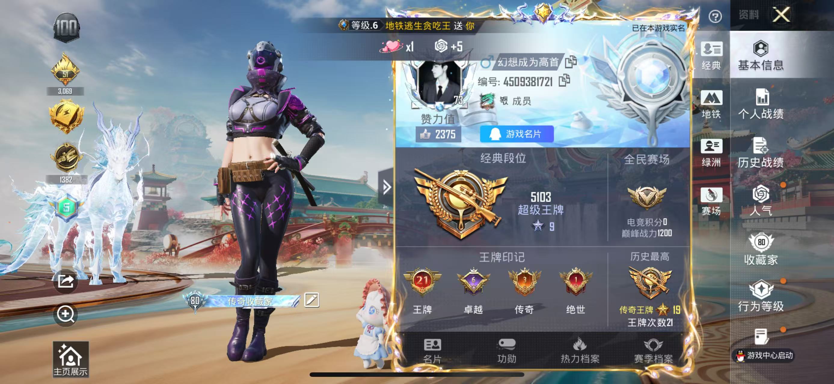 HPSJ4134011和平精英账号详情图3