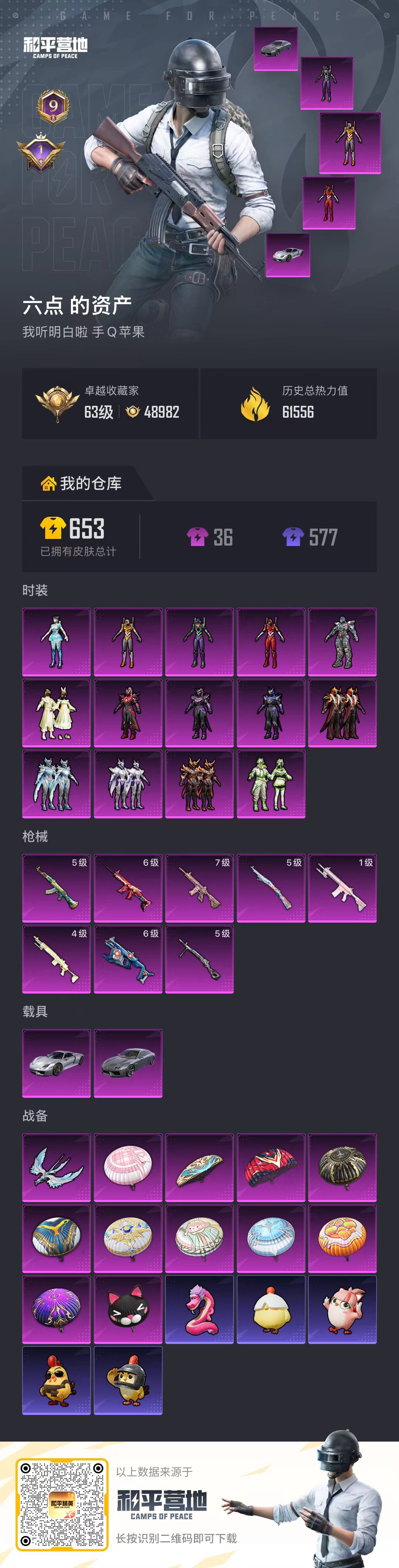 HPSJ4133702和平精英账号详情图2