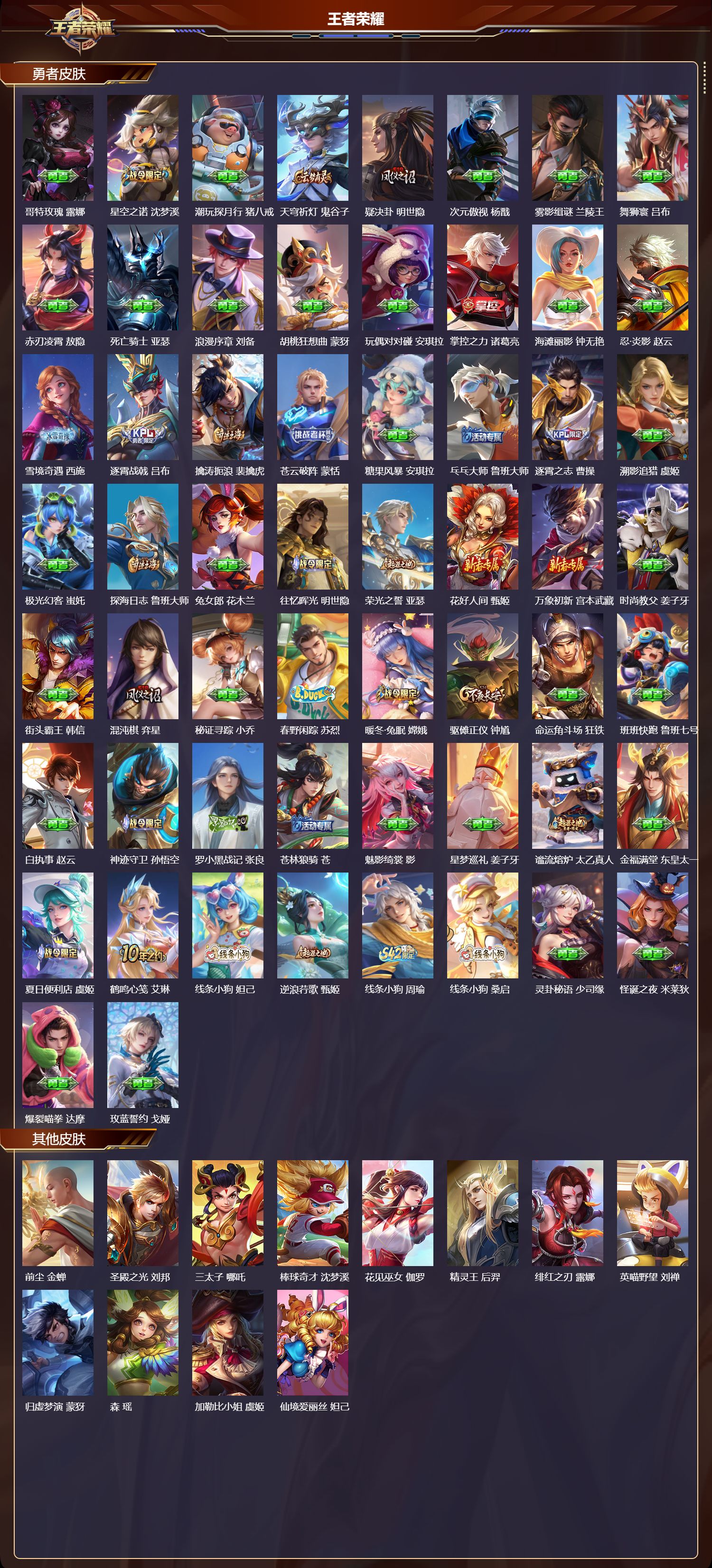 WZMK4241463王者荣耀账号详情图3 WZMK4241463王者荣耀账号详情图3