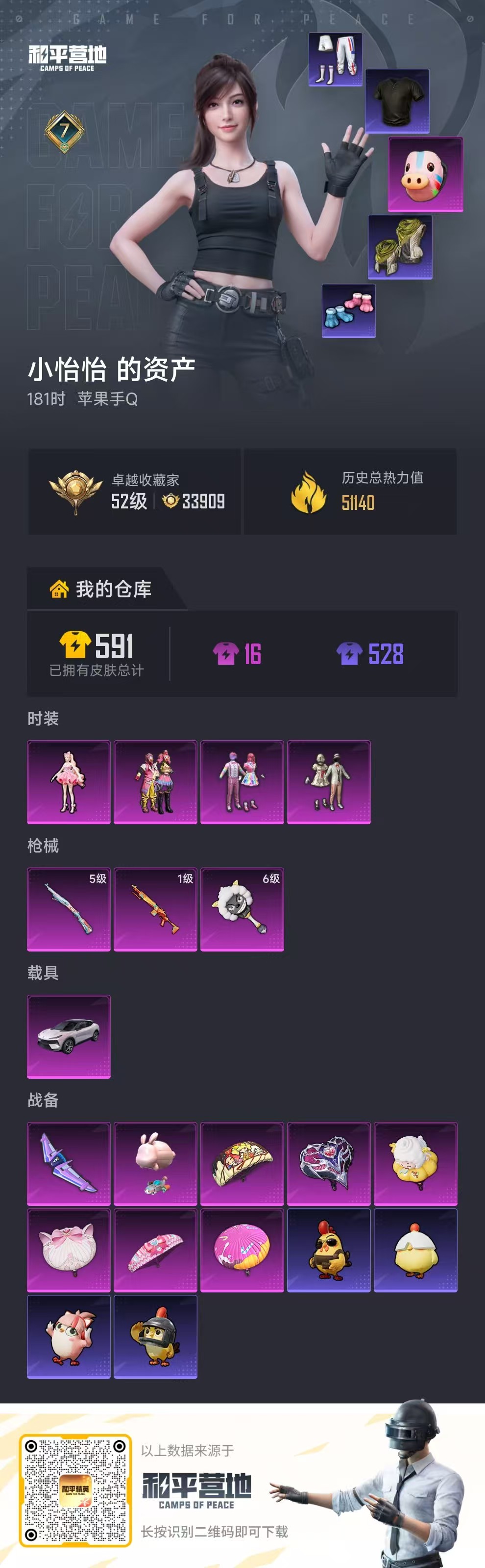 HPSJ4133781和平精英账号详情图2