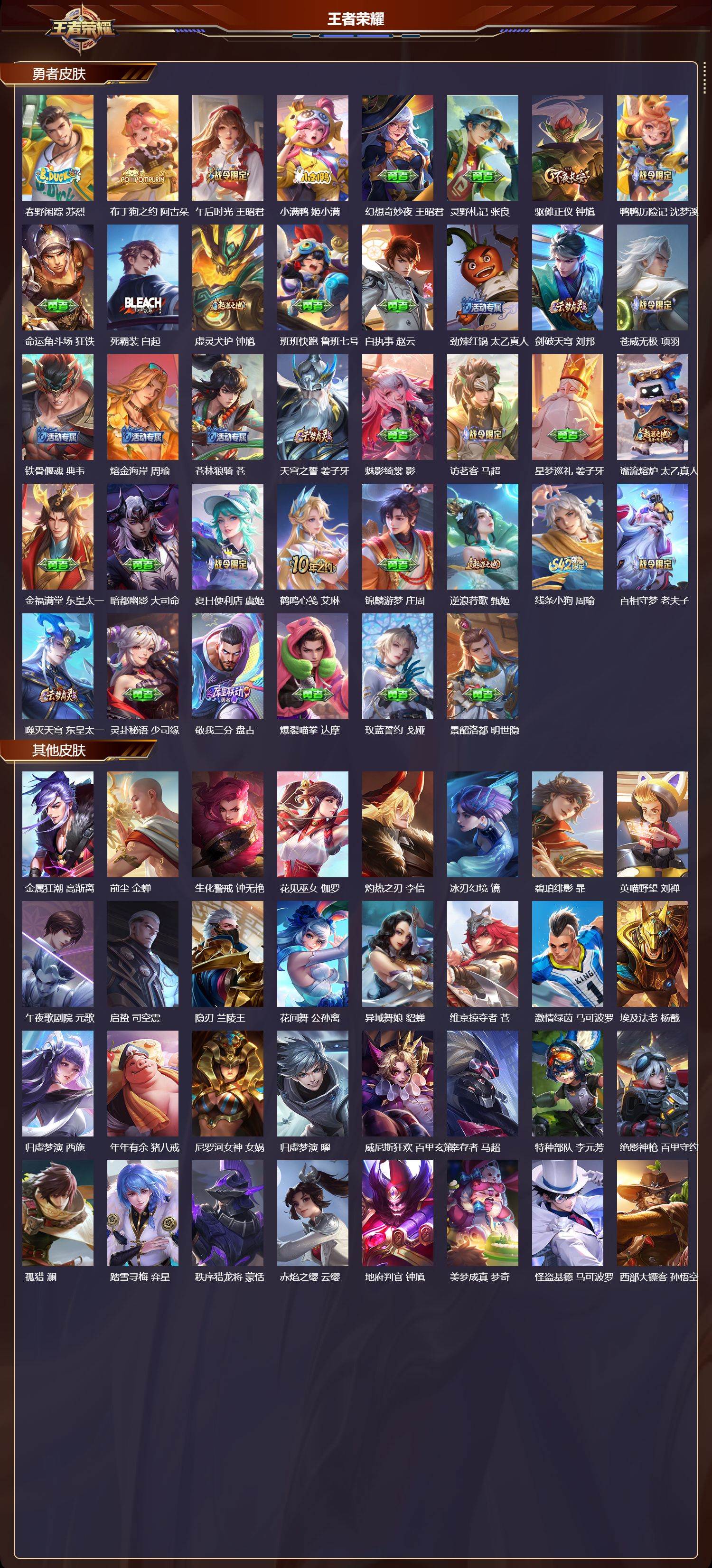 WZMK4241577王者荣耀账号详情图5