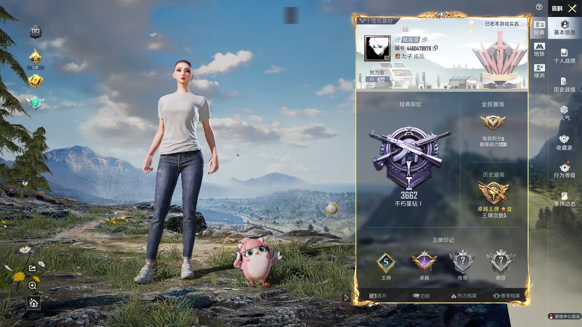 HPSJ4133645和平精英账号详情图3