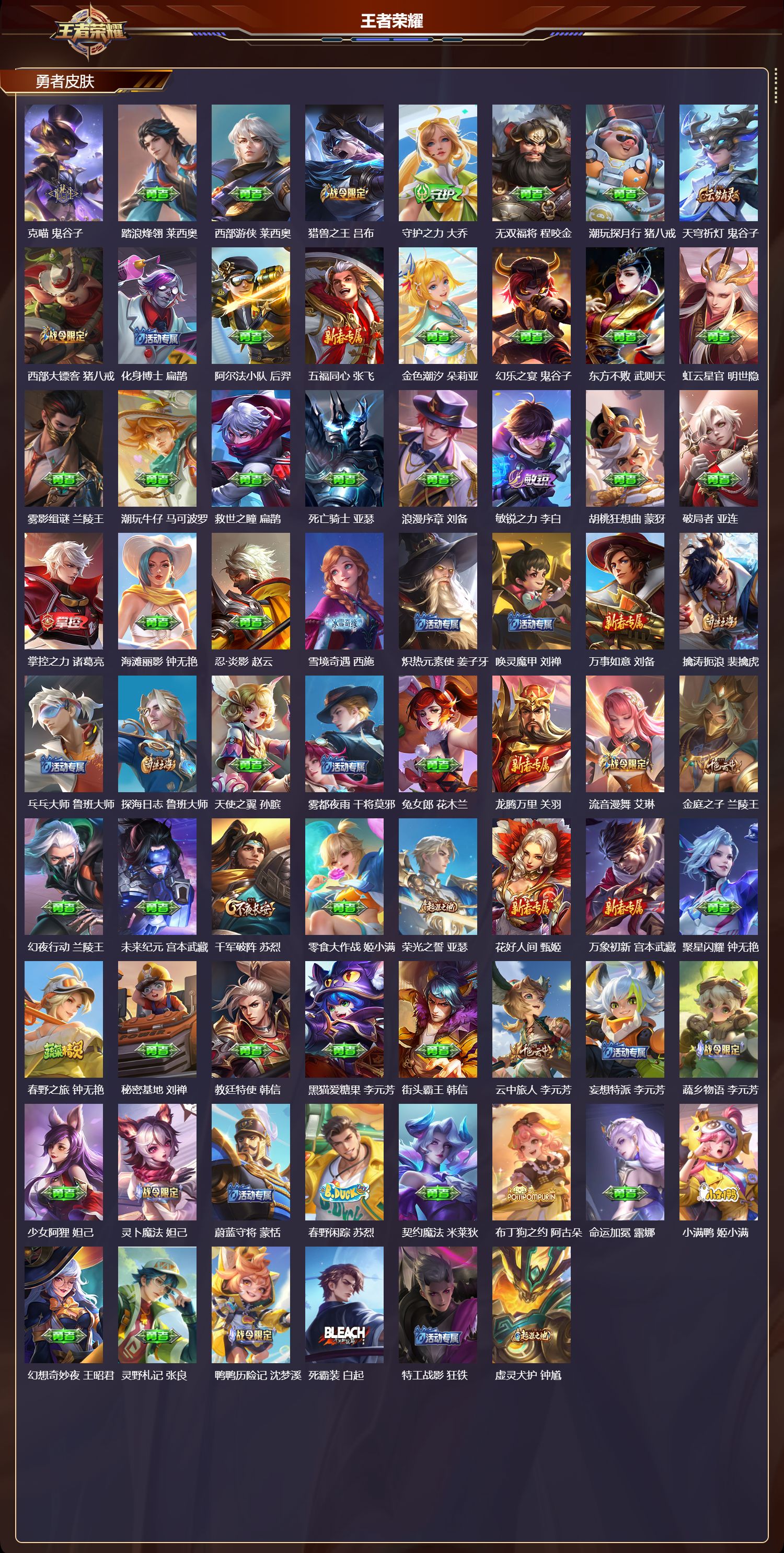 WZQM4241571王者荣耀账号详情图4 WZQM4241571王者荣耀账号详情图4