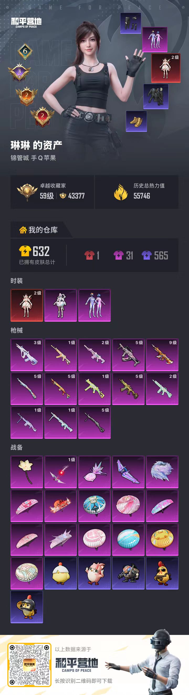 HPCMW4135628和平精英账号详情图2